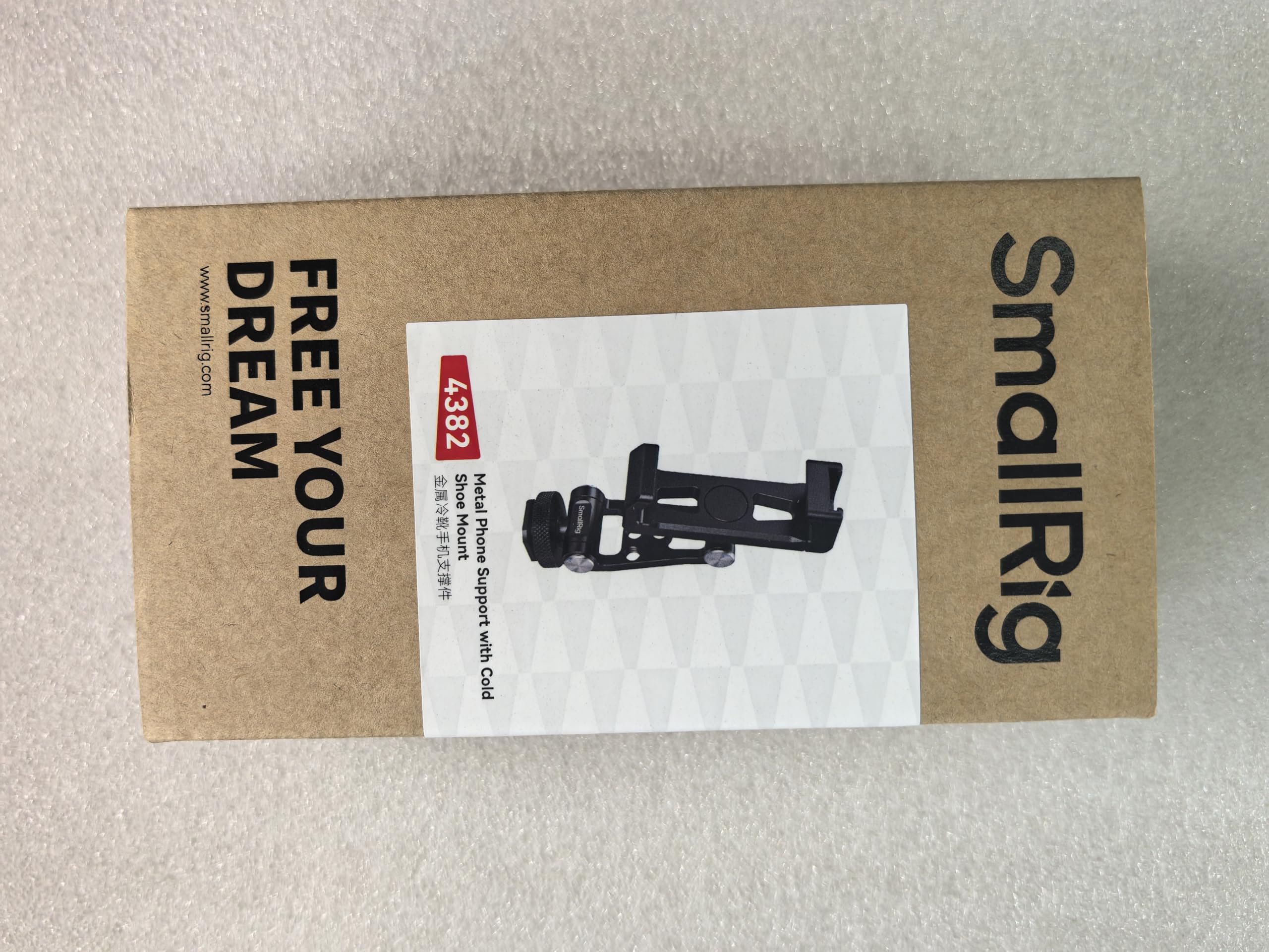 SMALLRIG Universal Metal Phone Mount with Cold Shoe Mount - Adjustable Smartphone Tripod Adapter for iPhone 15/14, Samsung Galaxy & More | Perfect for Vlogging, Live Streaming & Photography (Model 4382)