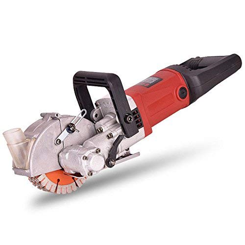 Hengwei 4000W Electric Wall Groove Cutter - Professional Concrete & Brick Wall Chaser with 40mm Cutting Depth for DIY and Construction Projects - Perfect for Electrical Wiring, Plumbing, and HVAC Installations
