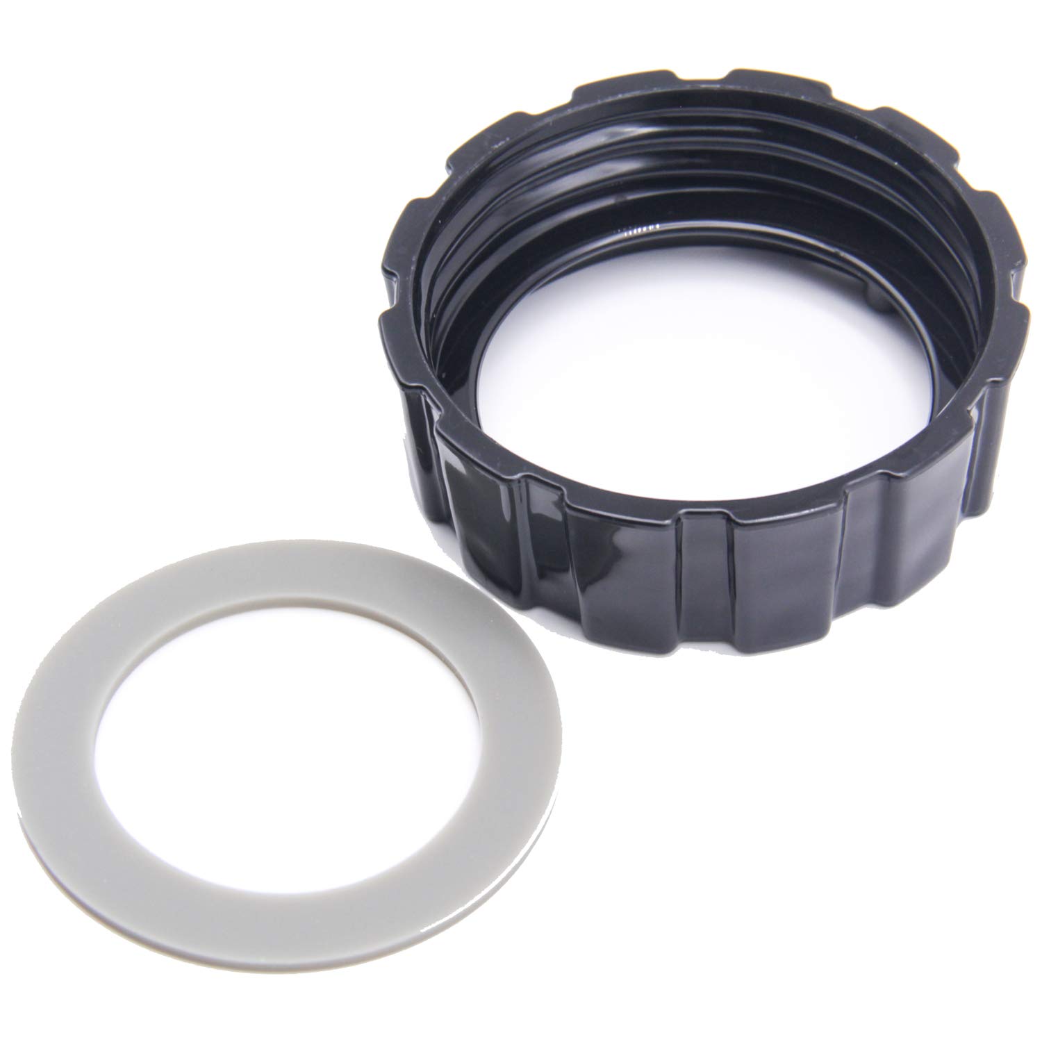 Hamilton Beach Blender Replacement Parts - Black Base Bottom Screw Cap & Rubber Gasket Seal (1-Piece Set) - Compatible with Most Hamilton Beach Blenders - Perfect for Smoothie Making, Food Processing, and Kitchen Repairs