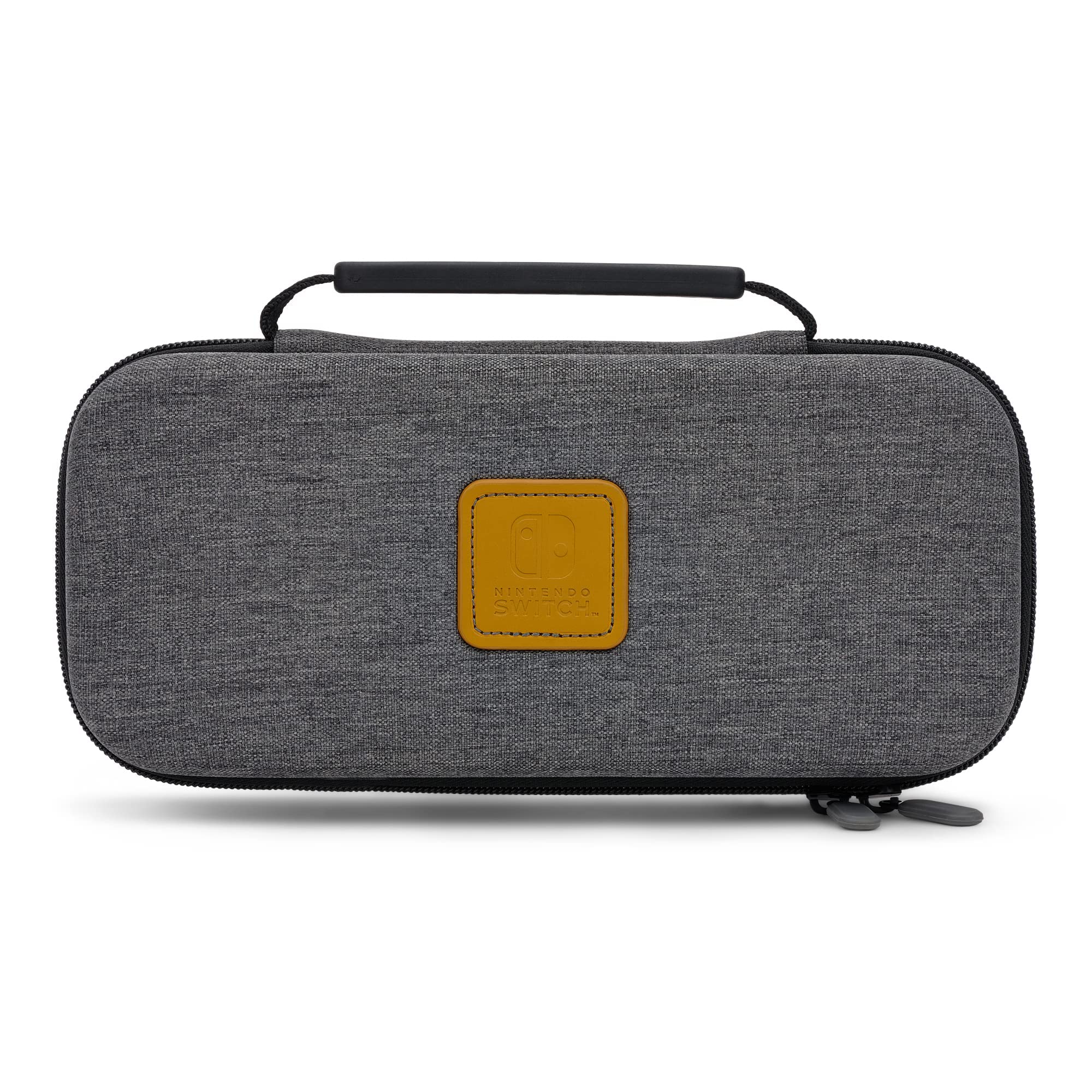 PowerA Protective Case for Nintendo Switch OLED, Switch & Switch Lite - Durable Charcoal Cover for Gaming On-The-Go, Travel & Storage
