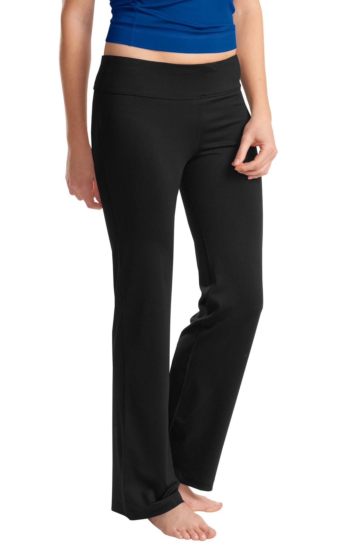 SPORT-TEK Women's High-Waisted NRG Yoga Pants - Moisture-Wicking Workout Leggings for Running, Gym & Fitness - Plus Size Activewear for Women