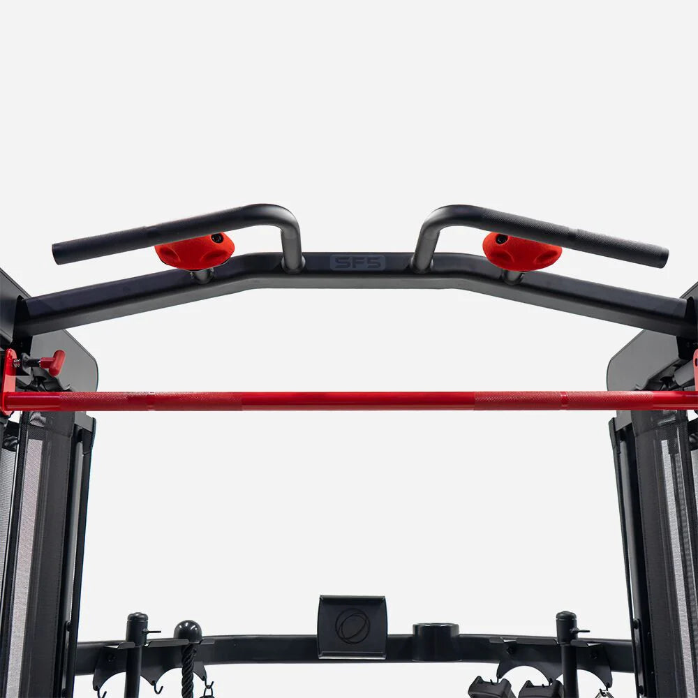 Smith Functional Trainer SF5 with Storage Rack - Premium Home Gym Equipment for Strength Training & Fitness Workouts - Perfect for Small Spaces & Home Gyms