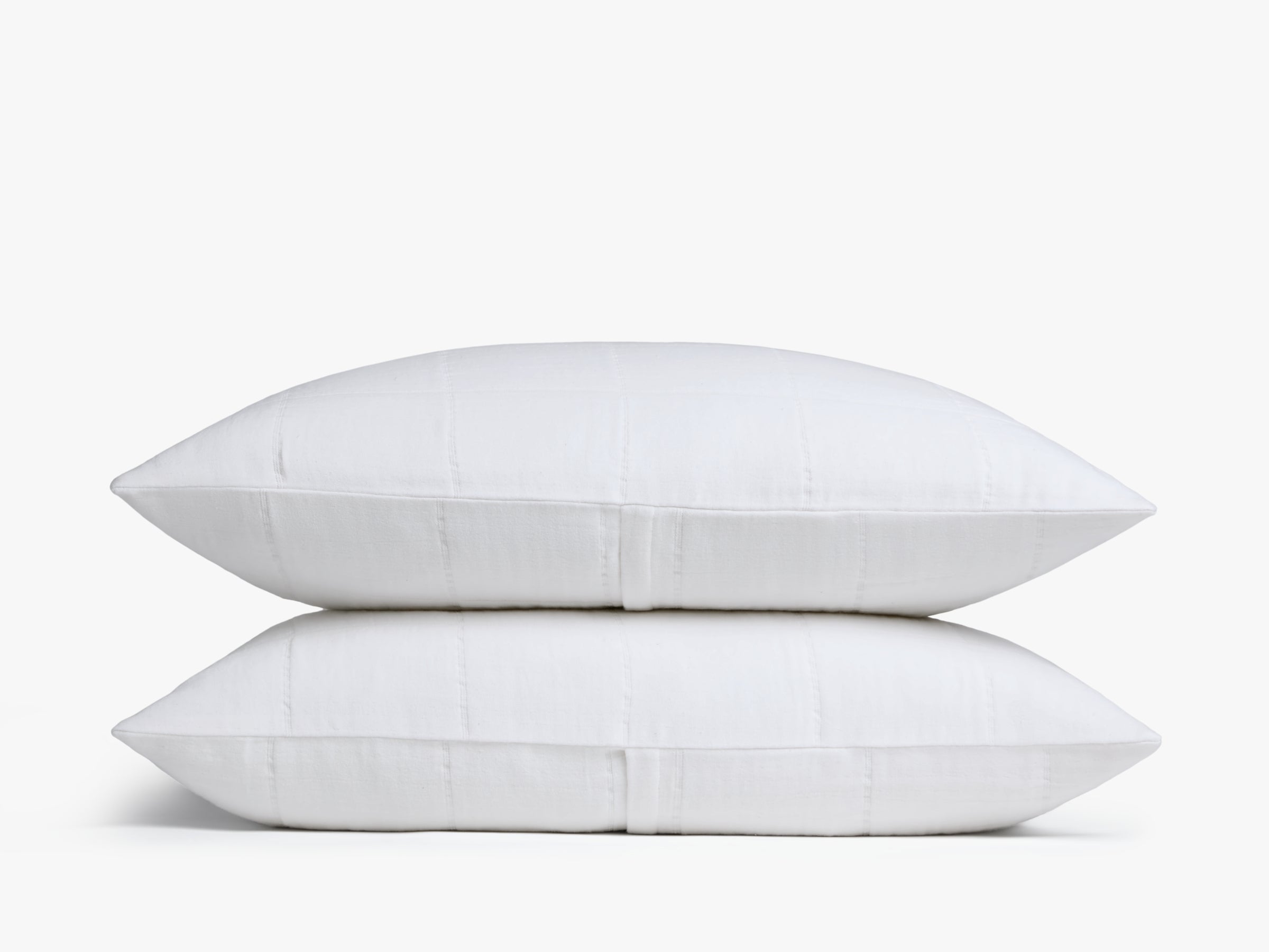 Premium White Terrace Gauze Sham Set - Breathable & Soft Bedding for a Comfortable Sleep - Perfect for Guest Rooms, Vacation Homes & Cozy Bedrooms