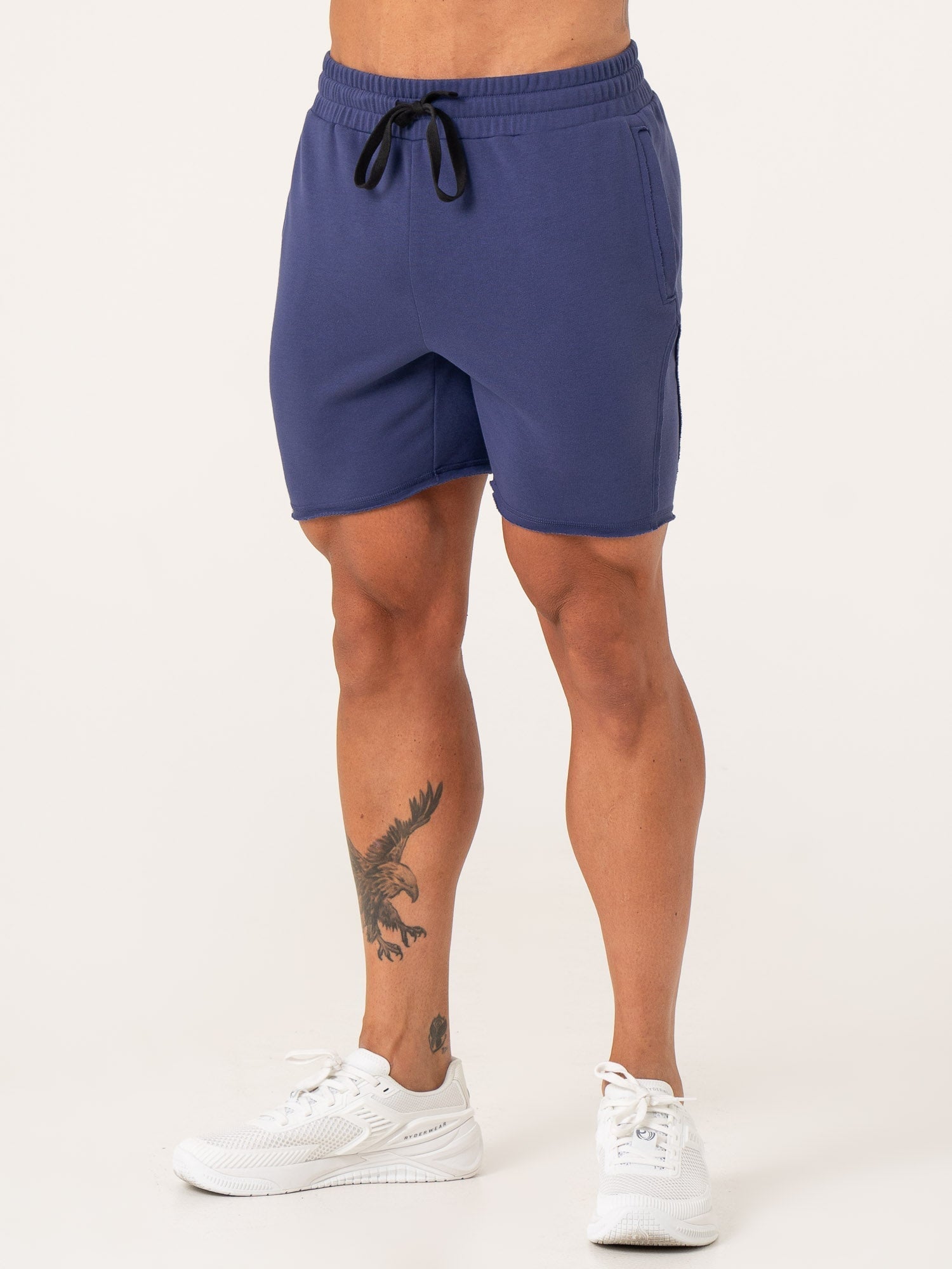 Force 6 Track Shorts - Comfortable Athletic Running Shorts for Men in Indigo Blue | Perfect for Gym, Jogging & Casual Wear