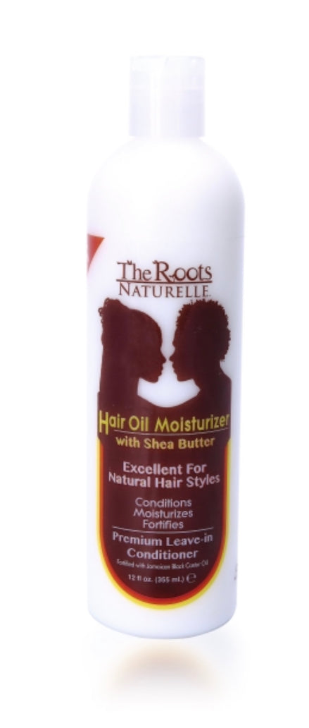 ROOTS Shea Butter Hair Oil Moisturizer - 12oz for Dry, Damaged Hair - Deep Conditioning Treatment for Natural, Curly & Straight Hair - Perfect for Daily Hydration & Styling