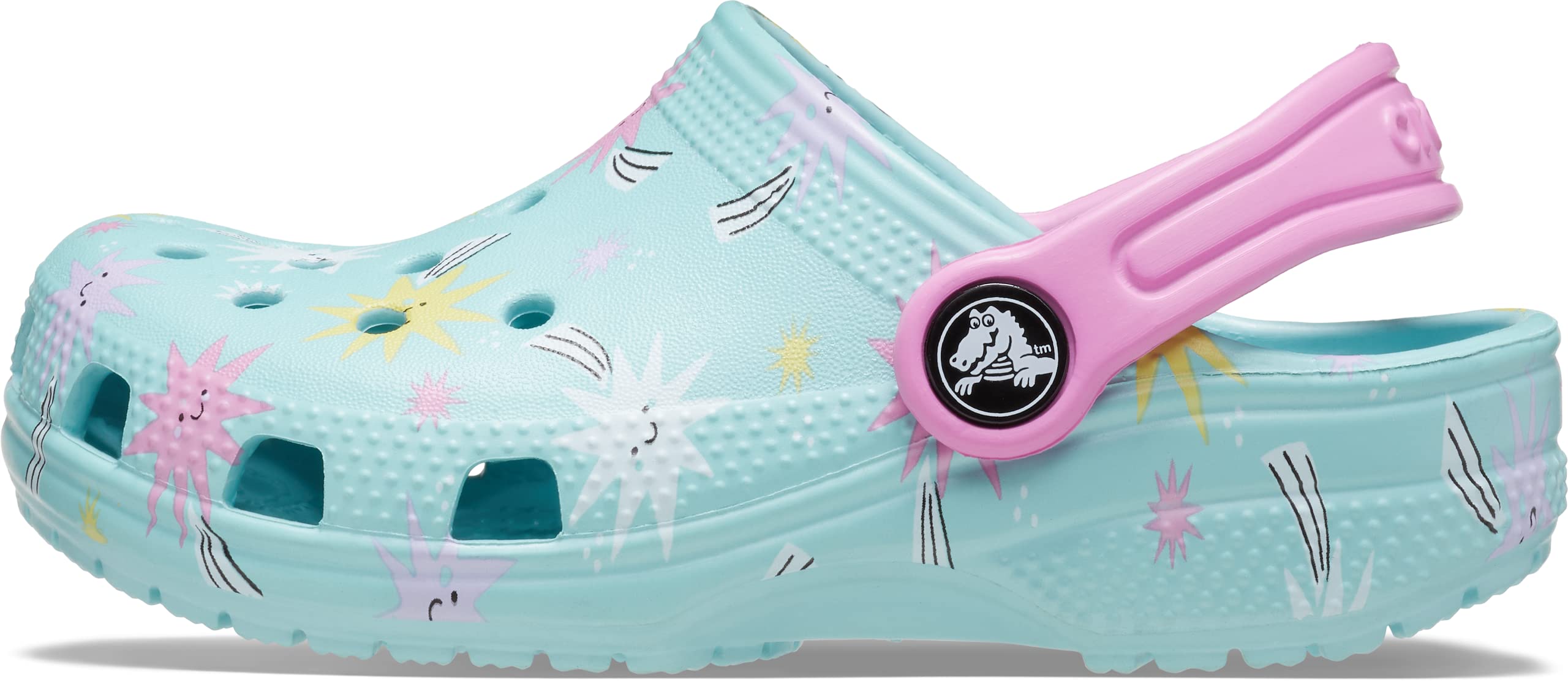 Crocs Kids' Classic Graphic Clog | Comfortable Water Shoes for Boys & Girls | Perfect for Beach, Pool & Outdoor Play