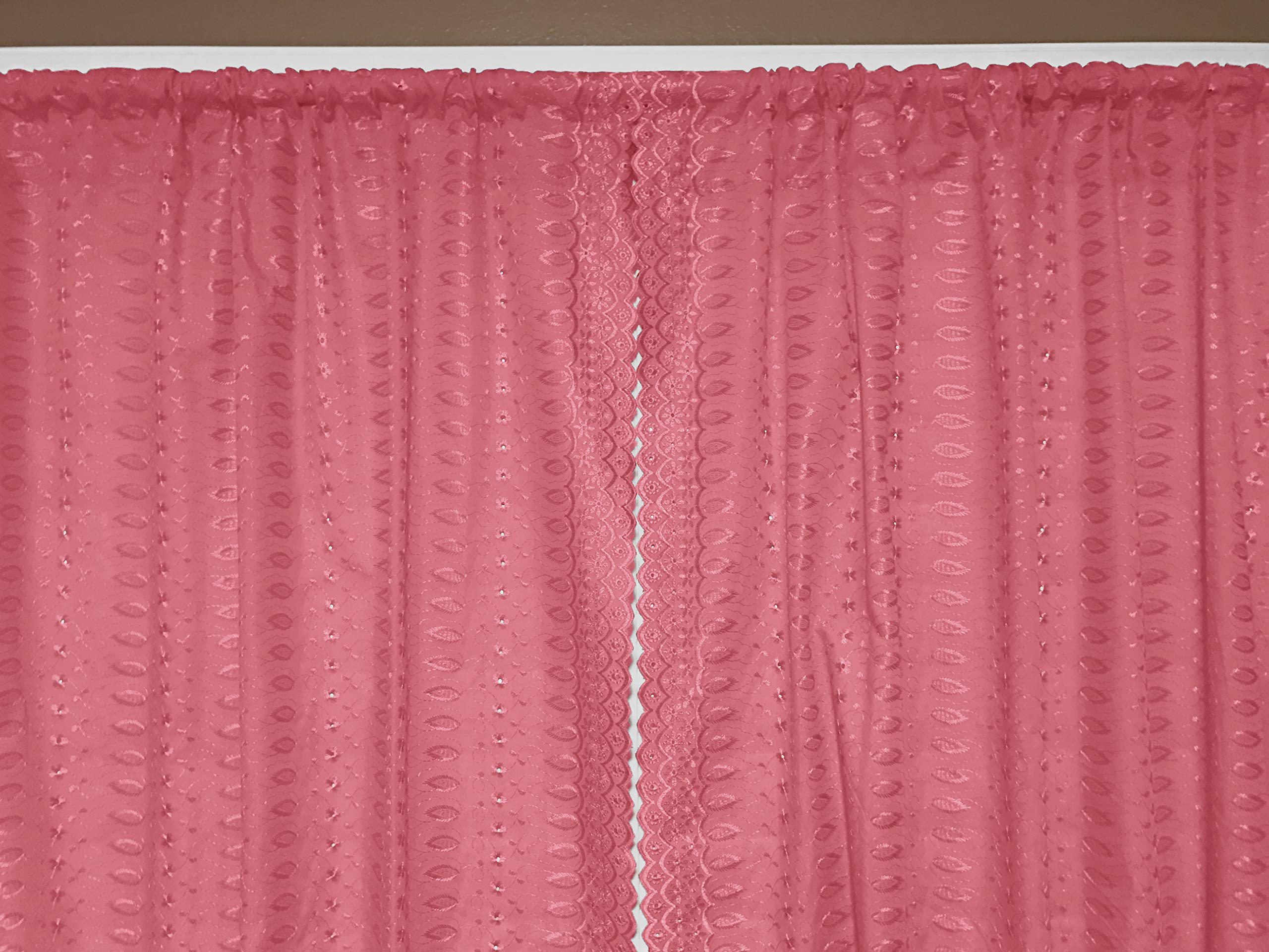 Cotton Eyelet Curtain Panels 42x120