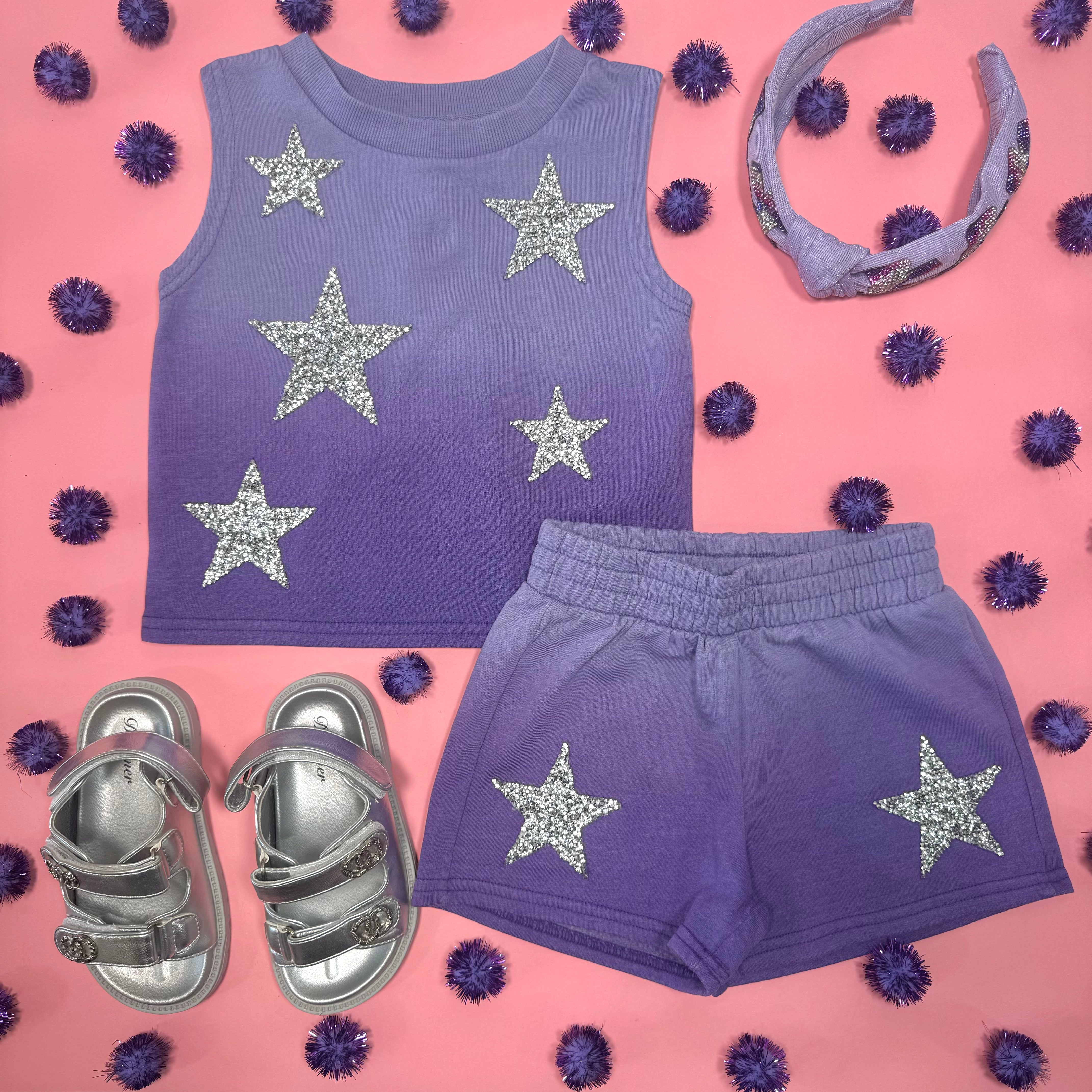 Mia New York Stars Shorts - Trendy High Waisted Denim Shorts for Women | Preorder Now for Summer Outfits & Casual Street Style