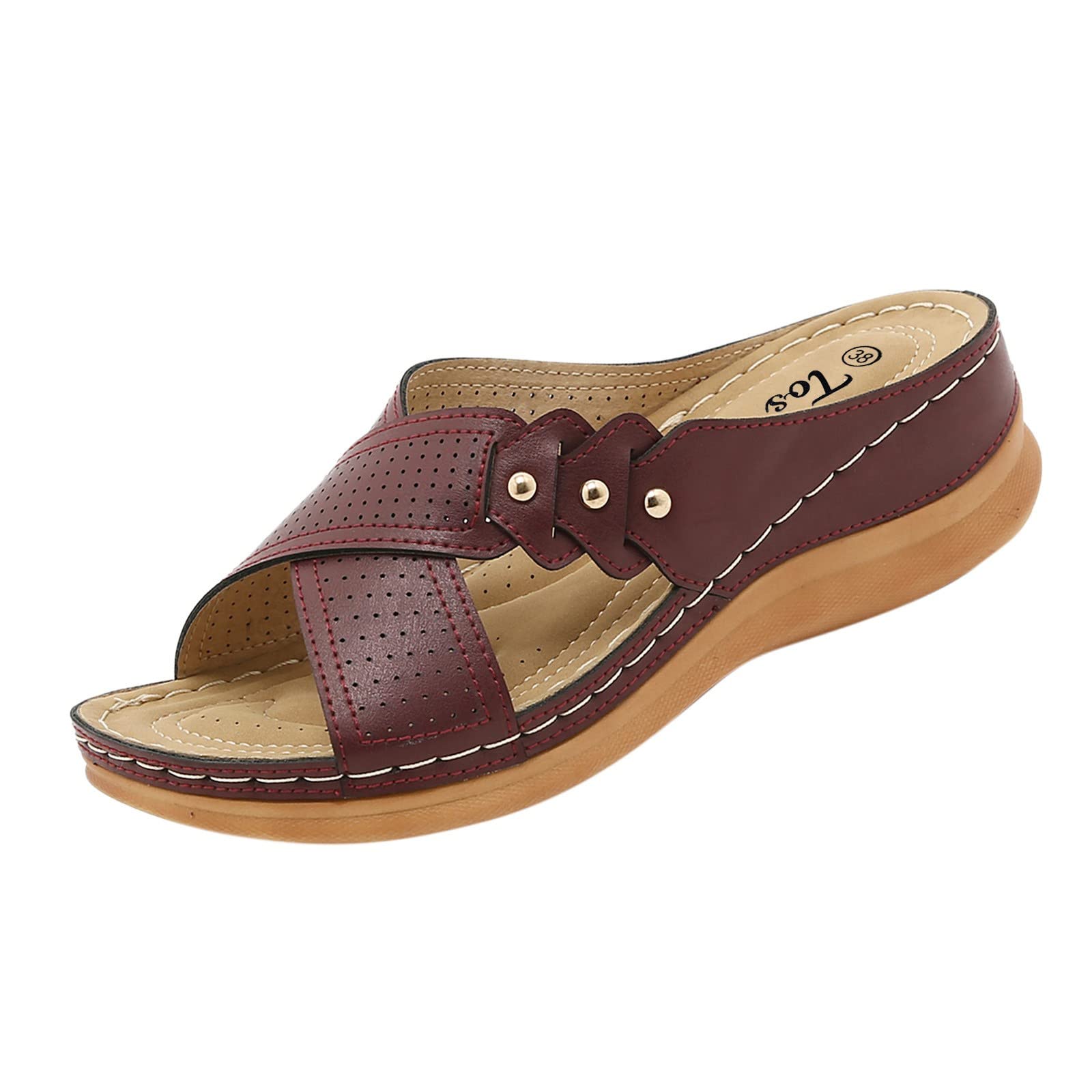Women's Dressy Heeled Sandals - Summer Fashion Flip Flops with Cushion for Comfort | Perfect for Beach, Parties & Casual Outings