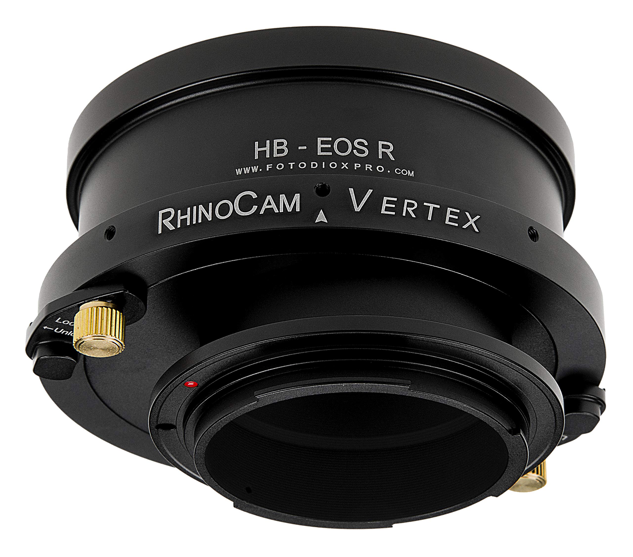 RhinoCam Vertex Rotating Stitching Adapter - Hasselblad V-Mount to Canon RF Mount Adapter for Mirrorless Cameras | Perfect for Panoramic Photography & Professional Stitching Workflows
