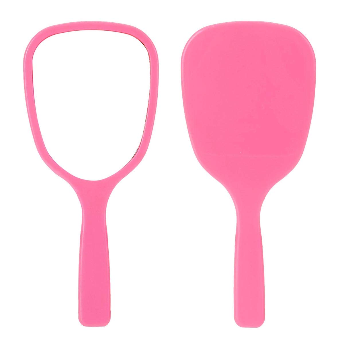 Aestivate 4-Piece Hand Mirror Set - Portable Travel Cosmetic Mirror with Ergonomic Handle - Perfect for Makeup, Salon, Bathroom & On-the-Go Touch Ups