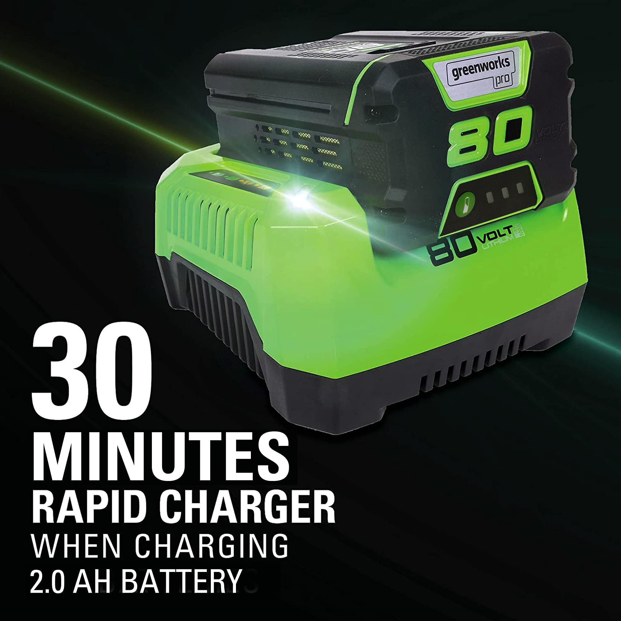 80V Brushless Chainsaw - Professional Cordless Chainsaw (Tool Only) - Perfect for Tree Trimming, Landscaping, and Firewood Cutting