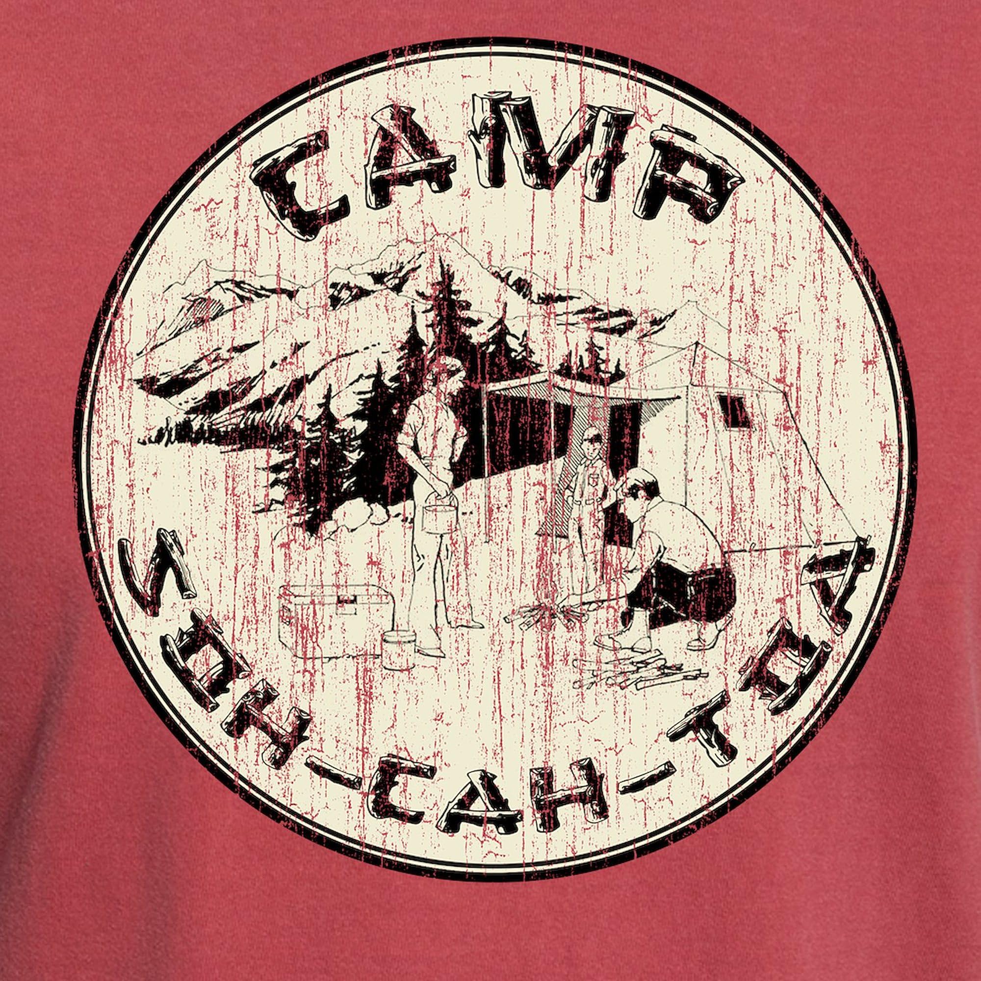 Camp Soh Cah Toa T-Shirt for Men | Comfort Colors® Premium Cotton Tee | Funny Math Teacher Gift & Outdoor Camping Shirt