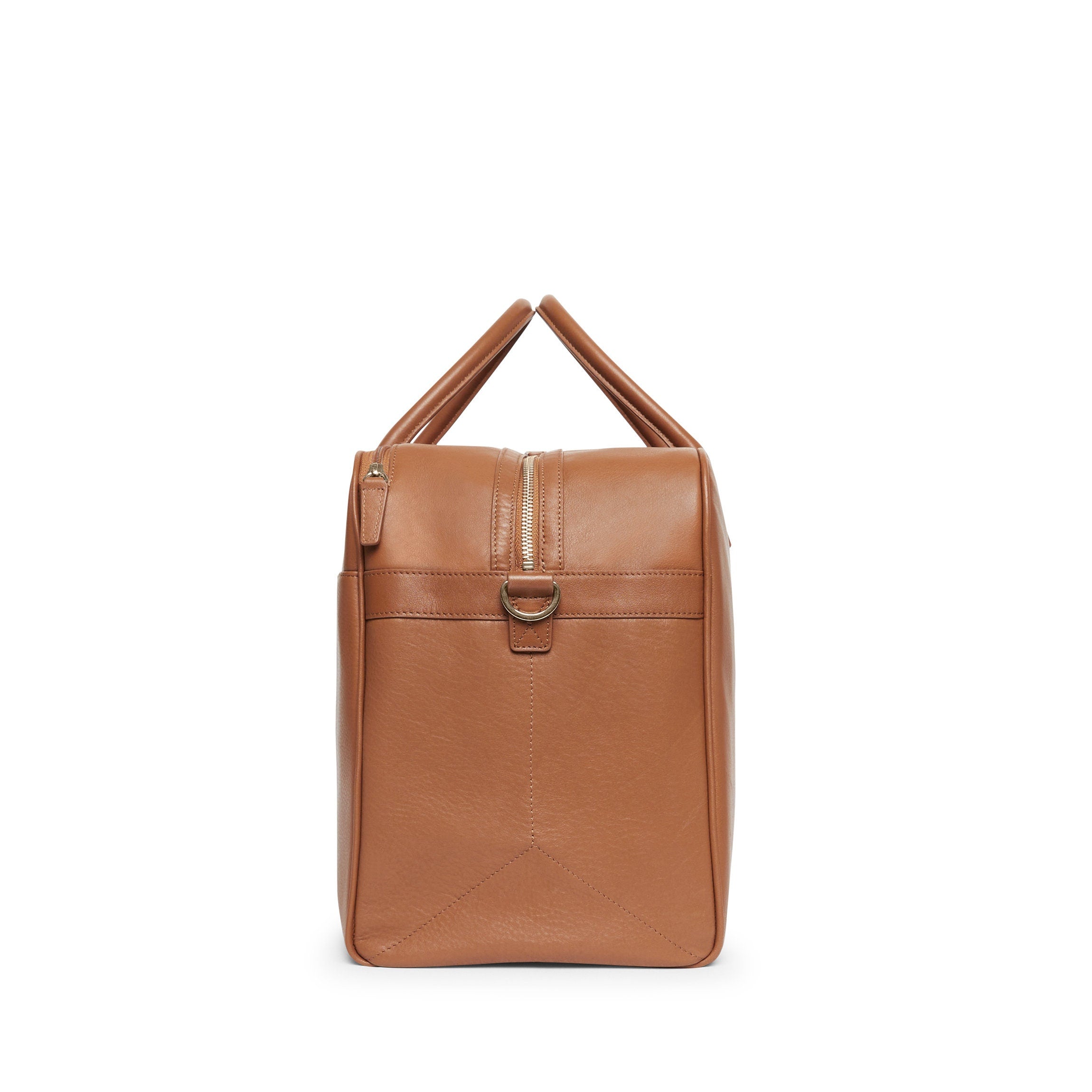 Harwood Weekender Bag in Cognac Leather - Stylish Durable Travel Duffel for Men & Women | Perfect for Weekend Getaways, Gym, Work & Overnight Trips