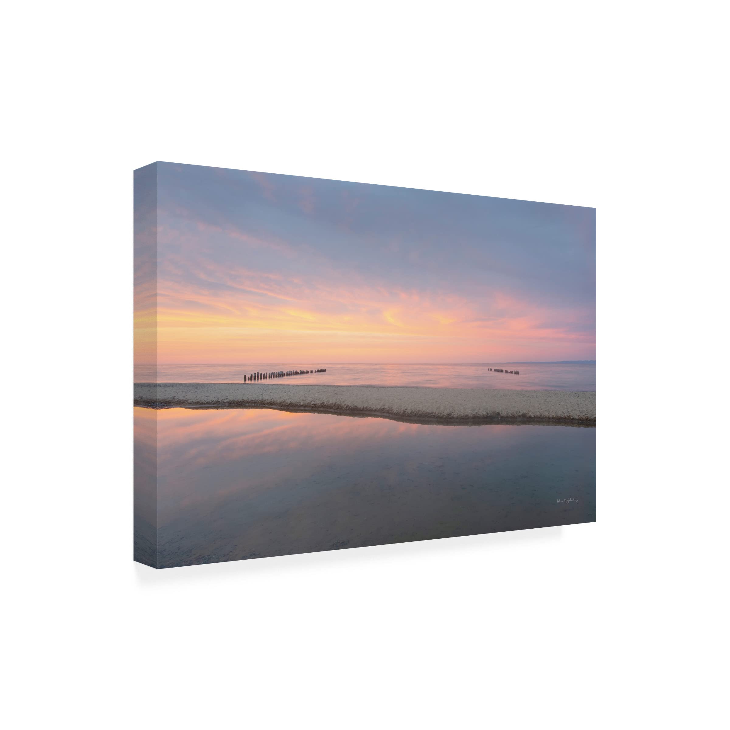 Lake Superior Beach IV Canvas Art Print by Alan Majchrowicz - Stunning Landscape Wall Decor for Living Room, Bedroom & Office