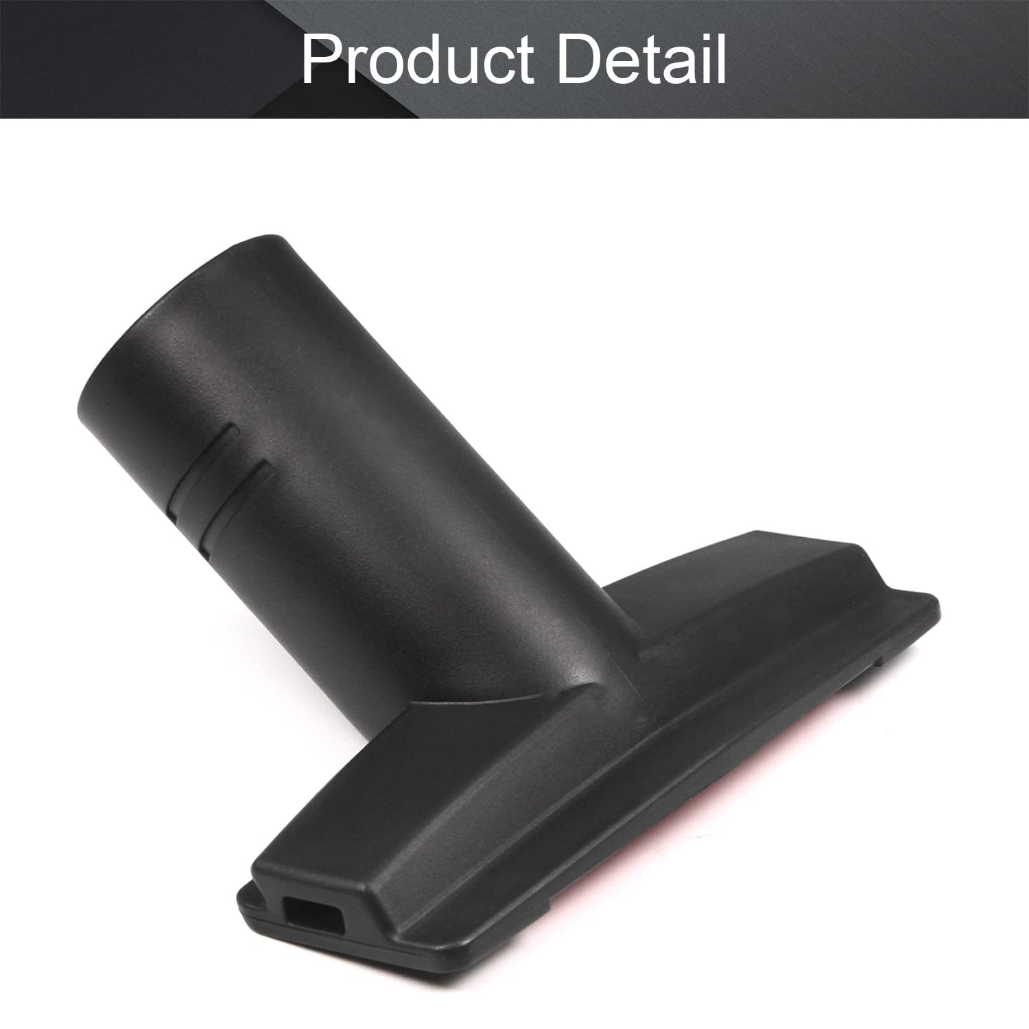 Othmro 1Pcs Square Crevice Tool - 119mm Length Black PP Plastic Universal Vacuum Cleaner Nozzle Head with Quick Release (35mm) - Perfect for Home Cleaning, Car Interiors, Tight Spaces & Hard-to-Reach Areas