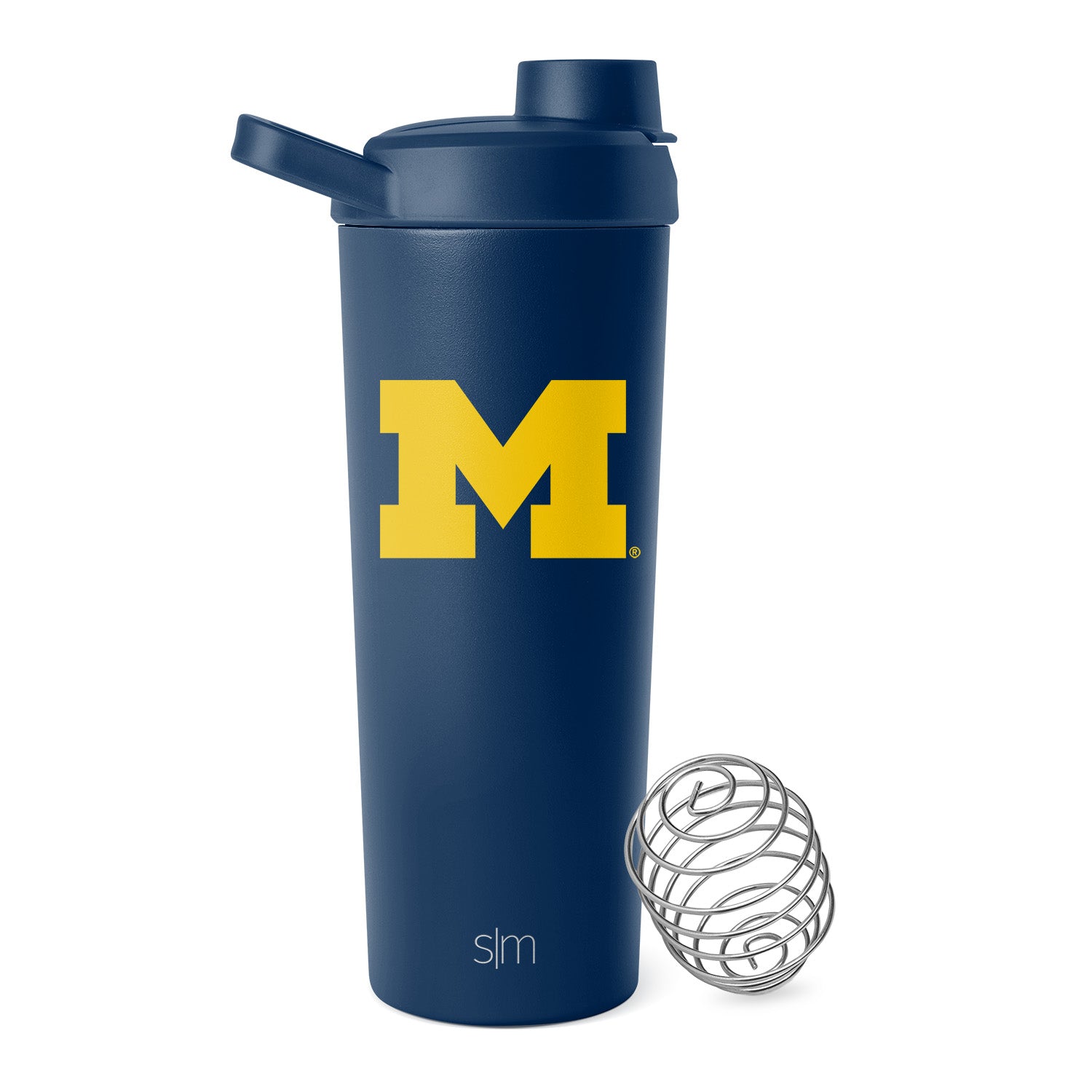Collegiate Rally Protein Shaker Bottle - 20oz BPA-Free Leak Proof Mixer for Gym, Workout & Post Exercise Recovery - Ideal for Protein Powder, Pre-Workout & Smoothies