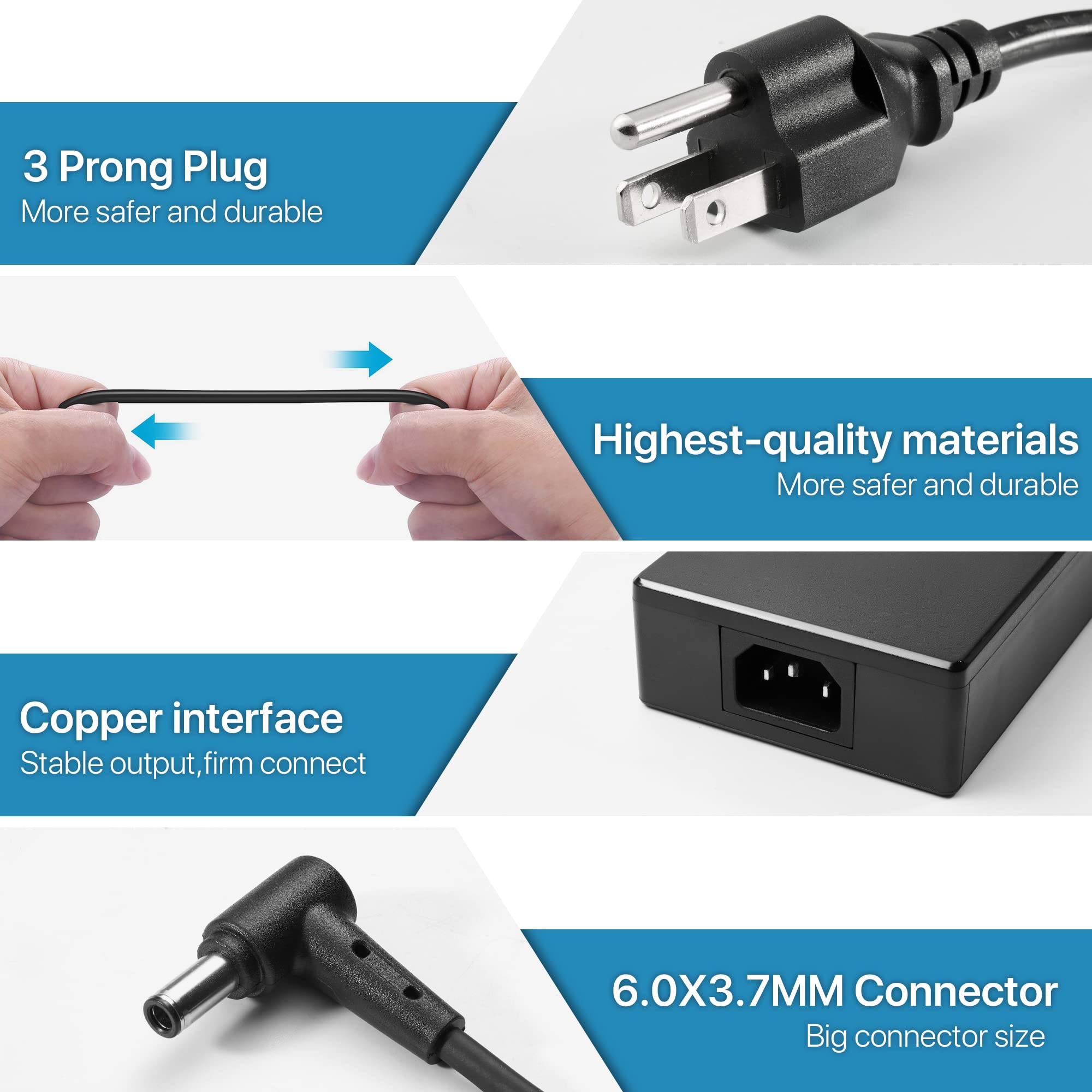 Original: 200W ADP-200JB D Zephyrus Charger Fit for ASUS ROG Zephyrus G15 GA503RM GA503QS GA503QR GA503QM G513QC G513QE TUF Dash F15 FX516PR TUF Gaming A15 2021 F15 2021 F17 2021   Optimized: ASUS ROG Zephyrus G15 200W Charger (ADP-200JB D) - Compatible with GA503RM/QS/QR/QM, G513QC/QE, TUF Dash F15 FX516PR, TUF Gaming A15/F15/F17 2021 Models - Fast Laptop Power Adapter for Gaming & Work