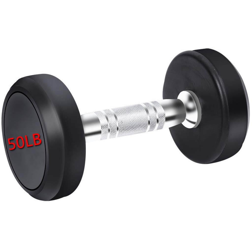 30LB Weighted Barbell Dumbbell Set with Knurled Handles & Round Rubber Coating - Adjustable Strength Training Equipment for Home Gym, CrossFit, and Muscle Building Workouts