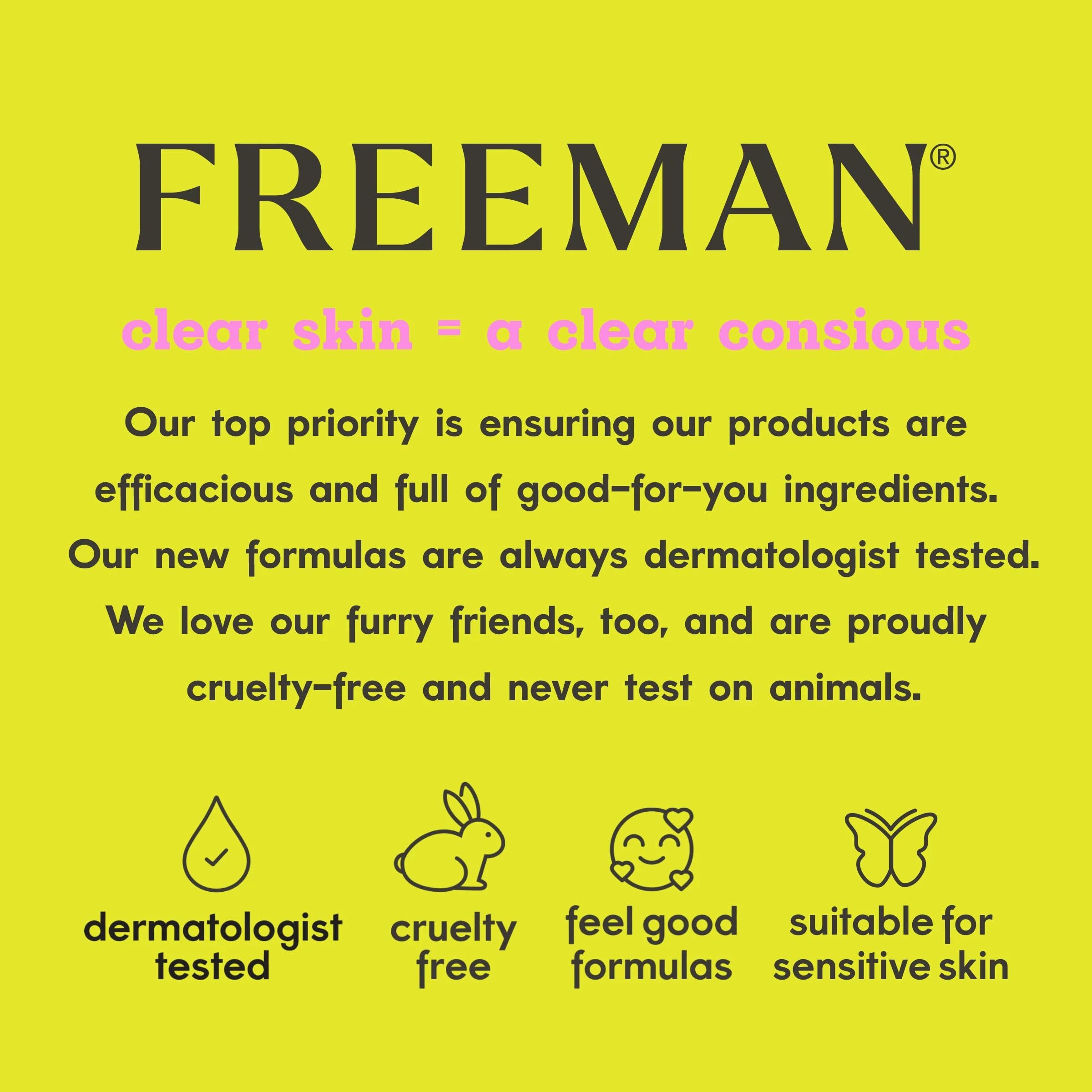 Freeman Exotic Blends Soothing Korean Cica Clay Facial Mask - 6 fl.oz (175mL) for Deep Cleansing & Pore Minimizing | Perfect for Sensitive Skin & Post-Workout Recovery