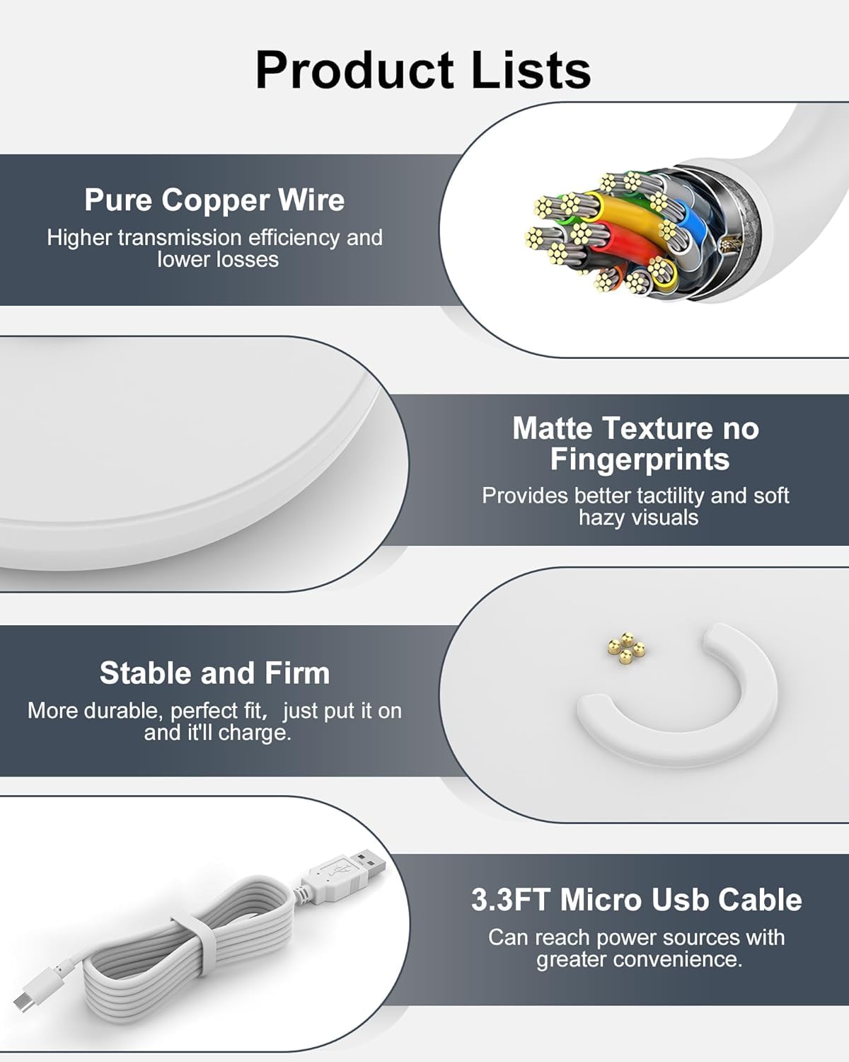 Bose SoundLink Revolve/Revolve+ Charging Dock with USB Cable & Power Adapter - White | Fast Charging Station for Bose Bluetooth Speakers | Perfect for Home, Office & Travel Use