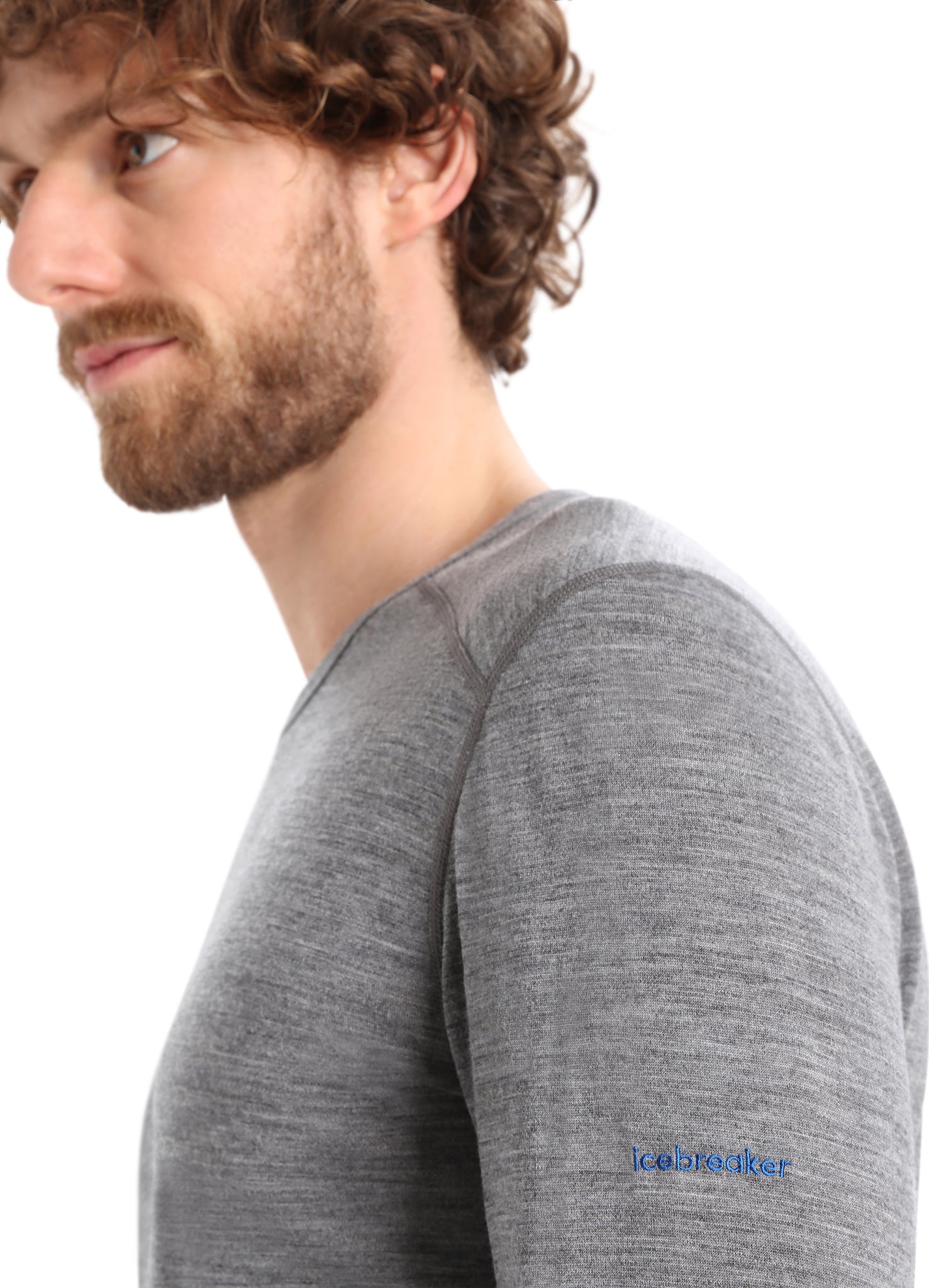 200 Oasis Men's Long Sleeve Crew Neck Baselayer Top - Moisture Wicking Thermal Underwear for Hiking, Running & Cold Weather Activities