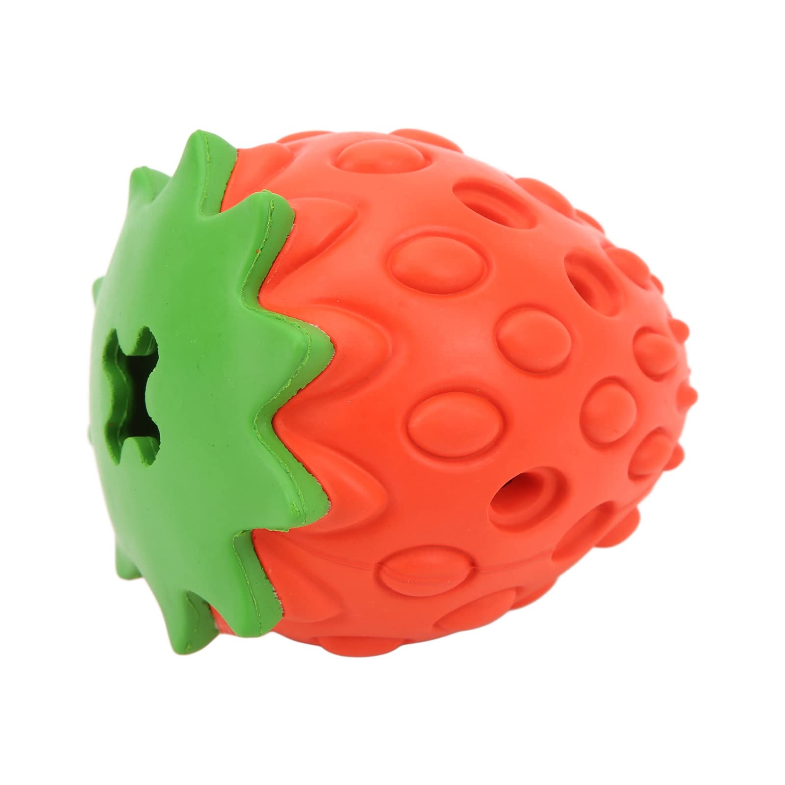 Natural Rubber Dog Teething Toy - Interactive Chew Toy for Puppy Gum Massage & Dental Care (Red) - Perfect for Teething Puppies, Boredom Relief & Training Rewards