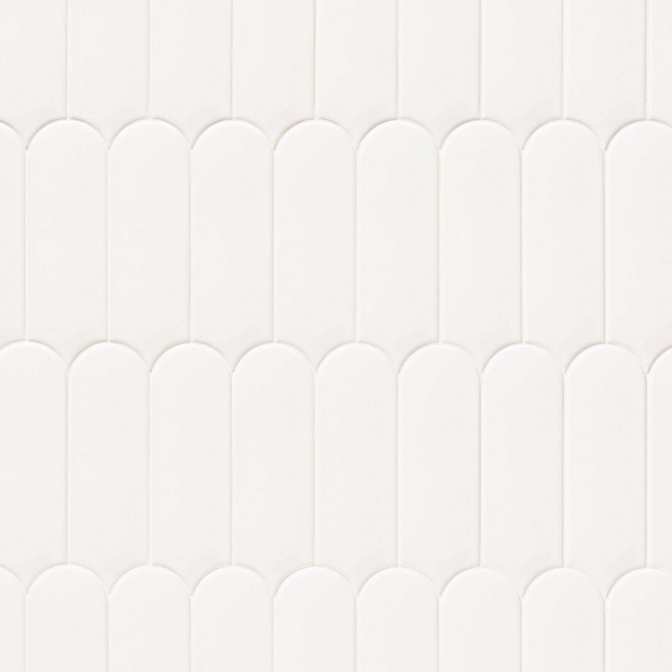 Fan Fishscale Parry Airy Sarina Wall Tile - Natural Ceramic Mosaic for Bathroom, Kitchen & Backsplash Decoration