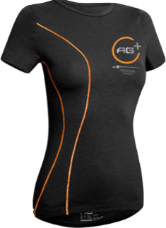 AG+ Compression Fencing Half Sleeve Shirt - Breathable Performance Top for Fencing Training & Competition | Ideal for Athletes & Sports Enthusiasts