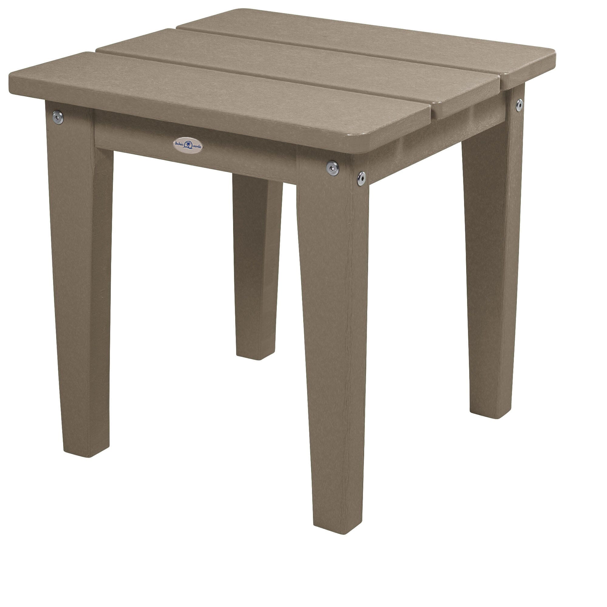 Adirondack Side Table - Outdoor Patio Furniture, Waterproof & Durable Small End Table for Garden, Deck, Poolside - Perfect for Drinks, Books & Decor