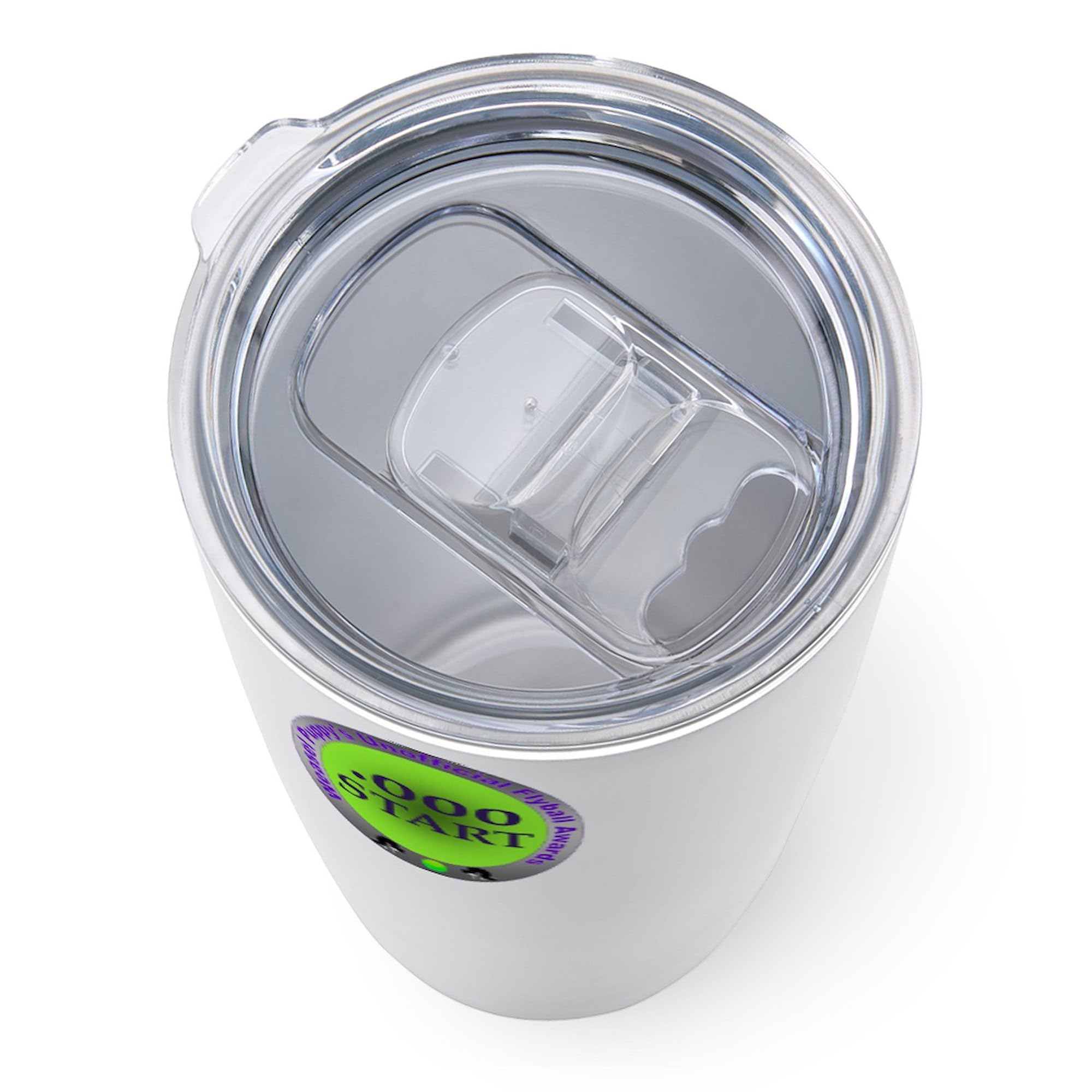 Perfect Start Flyball Award 20 oz Stainless Steel Insulated Coffee Tumbler - Travel Mug for Hot & Cold Drinks - Ideal for Sports Awards, Office Use & Commuting