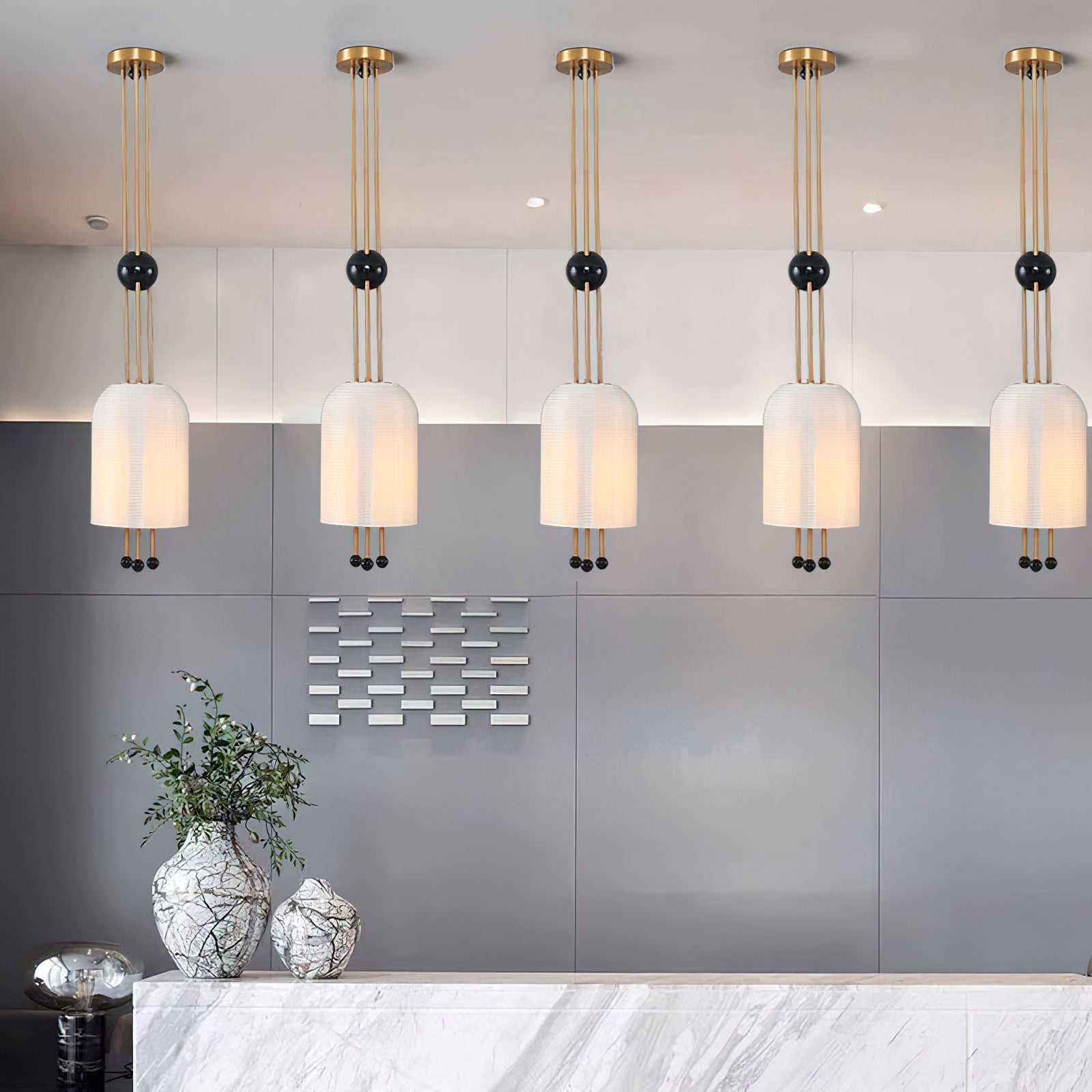 Bertha Pendant Light - Modern Hanging Ceiling Lamp for Kitchen Island, Dining Room & Bedroom | Dimmable LED Lighting Fixture