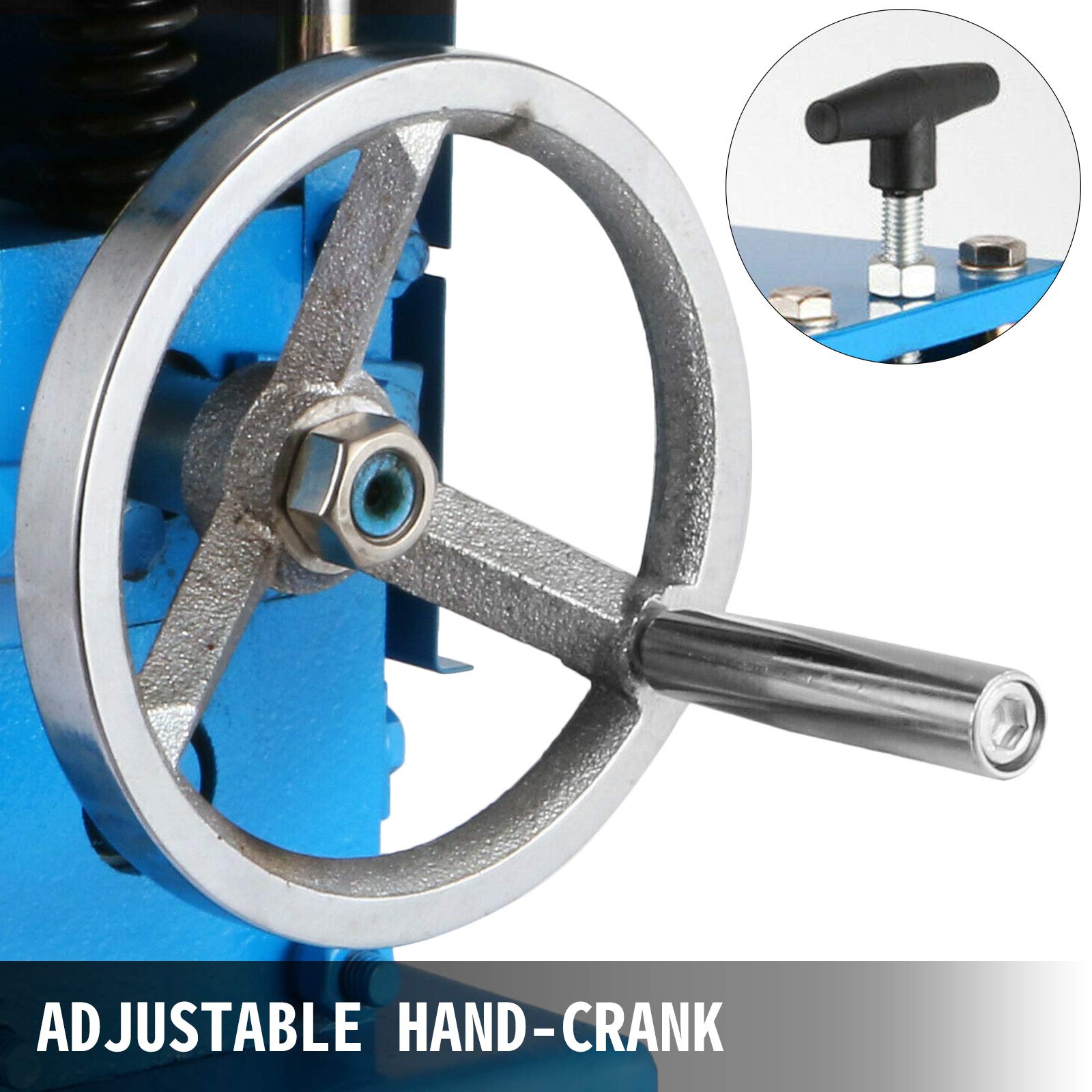 VEVOR Automatic Wire Stripping Machine 0.06-1.5 Inch | 11 Channels 10 Blades Industrial Wire Stripper Tool with Manual Hand Crank | Copper Wire Recycling, Scrap Metal Processing, Electrical Work & DIY Projects