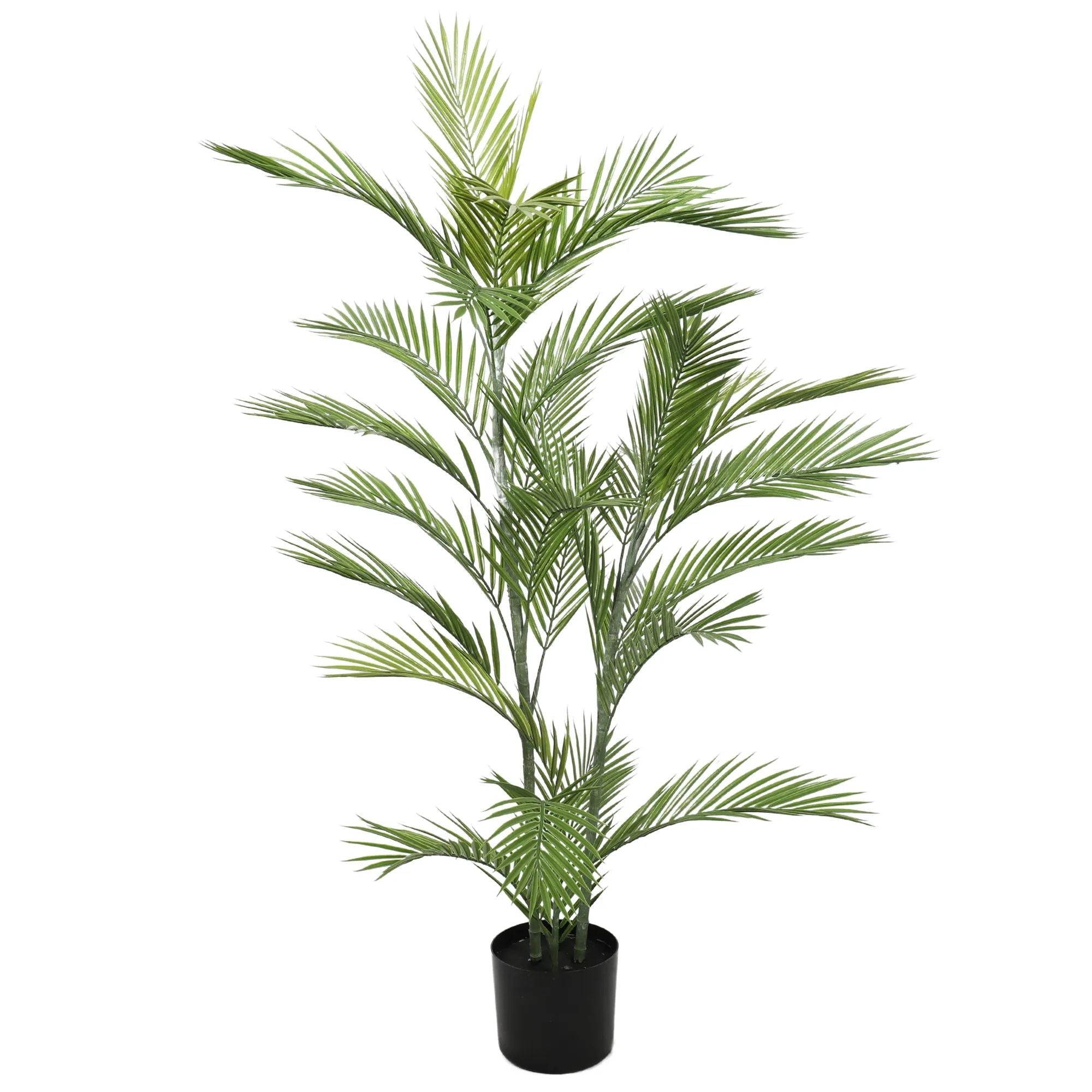 UV Resistant Real Touch Artificial Phoenix Palm Tree - 135cm Tall Lifelike Fake Plant for Home, Office, and Outdoor Decor