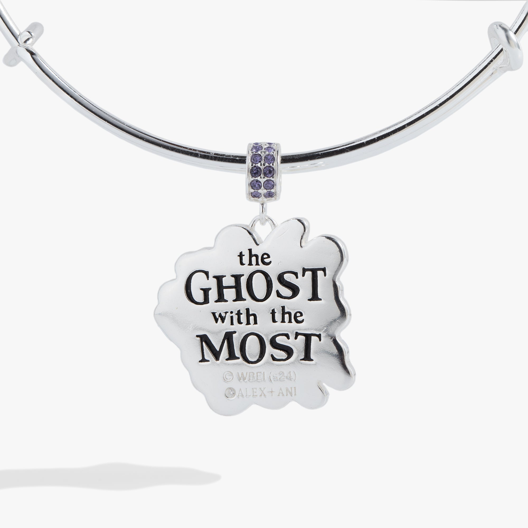 Beetlejuice® Charm Bangle Bracelet - Gothic Jewelry for Women - Perfect for Halloween Costume & Cosplay Accessories
