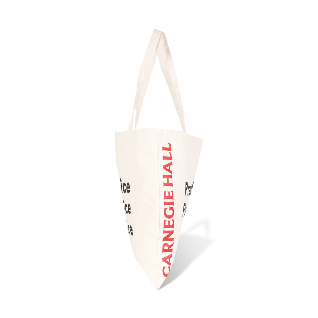 Practice Makes Perfect Motivational Canvas Tote Bag - Durable Reusable Shopping Bag for Gym, Work, School & Everyday Use