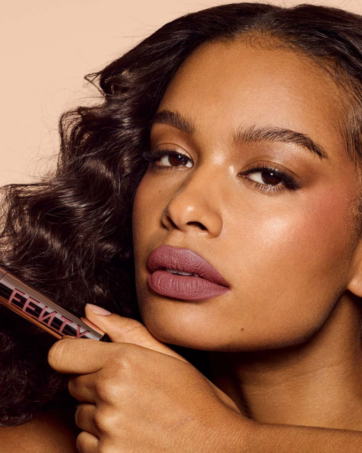 Fenty Beauty Icon Velvet Liquid Lipstick by Rihanna - Long Lasting Matte Lipstick for All-Day Wear, Perfect for Parties, Dates & Special Occasions