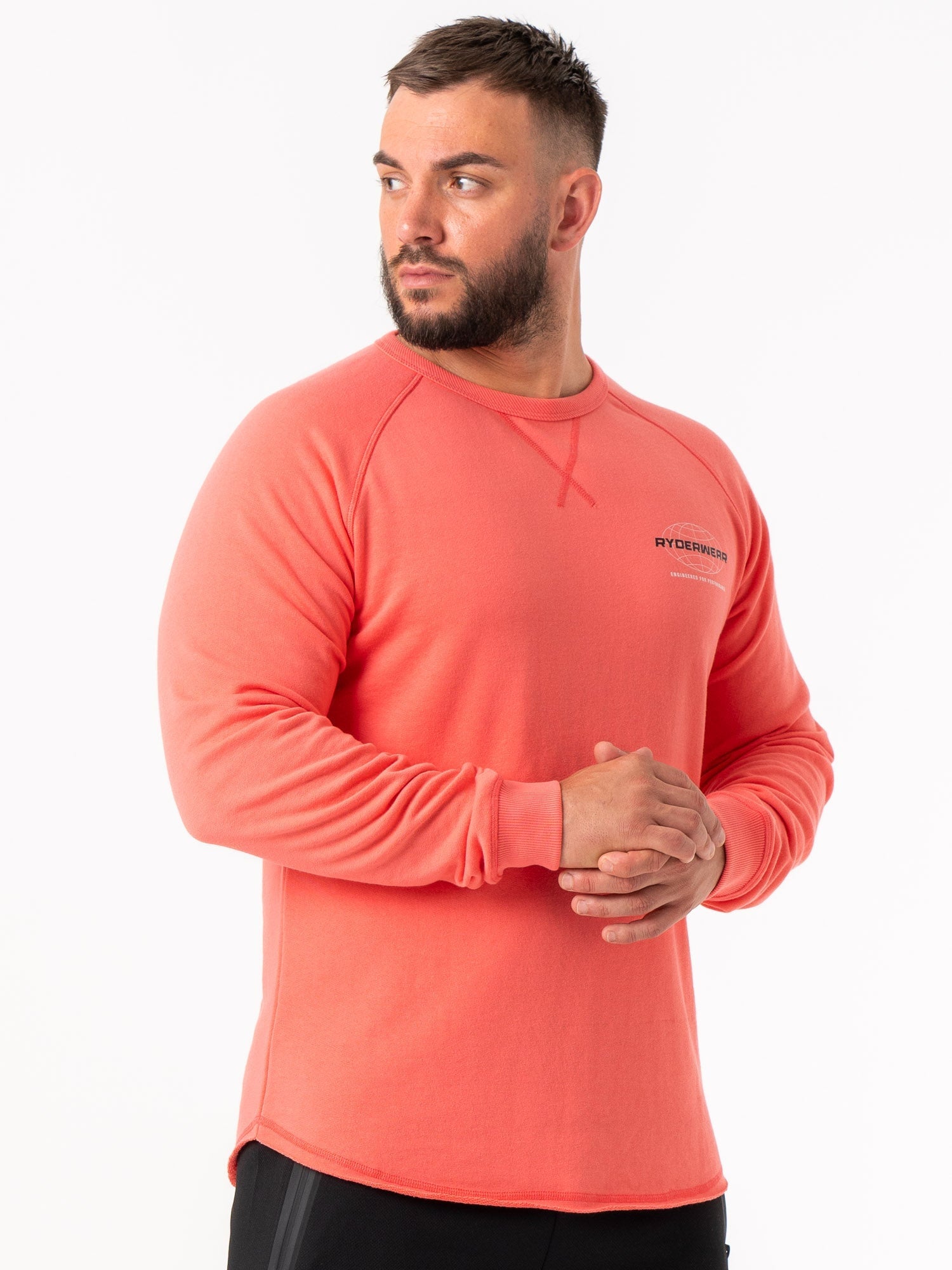 Energy Crew Neck Coral T-Shirt - Comfortable & Stylish Casual Wear for Men & Women - Perfect for Gym, Workout, and Everyday Outfits