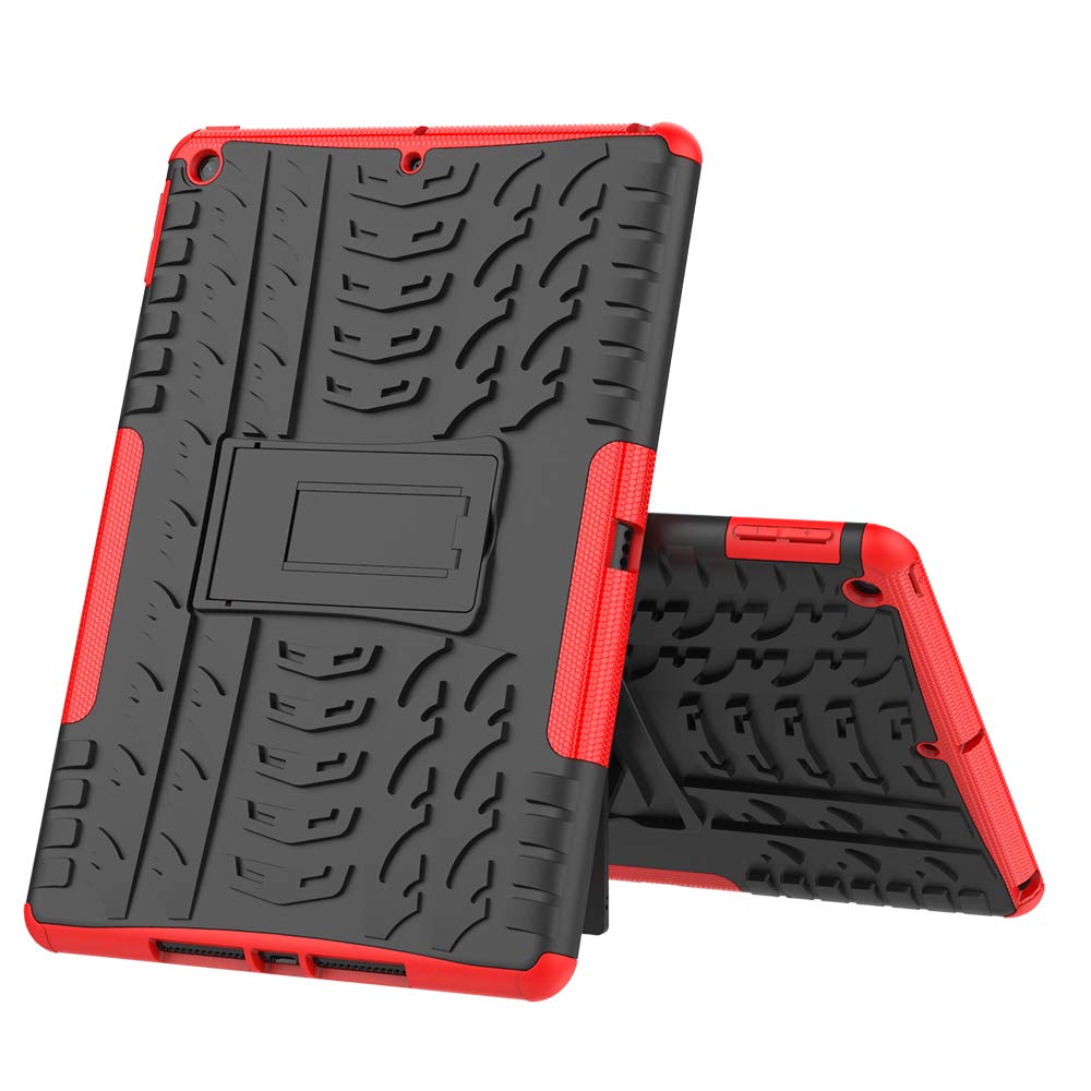 Shockproof iPad 10.2 Case for 7th/8th Gen (2019/2020) - Ultra Durable Hard Plastic Cover with Kickstand, Rugged Bumper & Anti-Scratch Protection | Perfect for Work, Travel & Outdoor Use