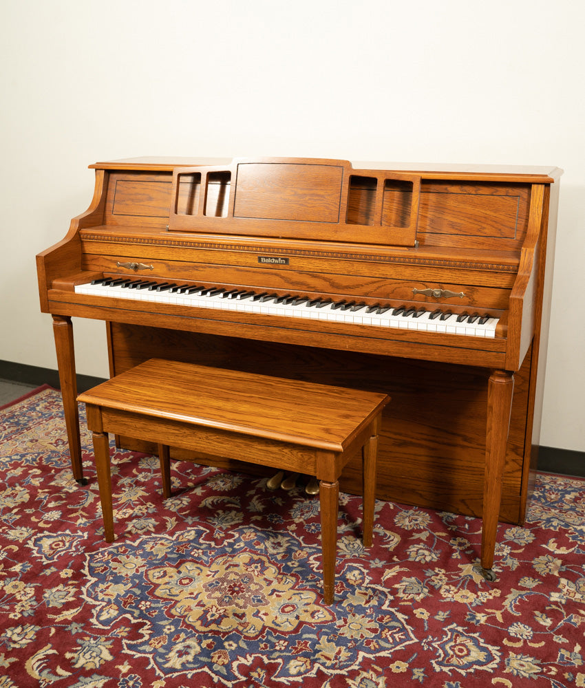 Baldwin 40 625A Console Piano in Satin Walnut Finish - Premium Upright Piano for Home, Studio & Performance - Perfect for Living Rooms, Music Schools & Professional Musicians