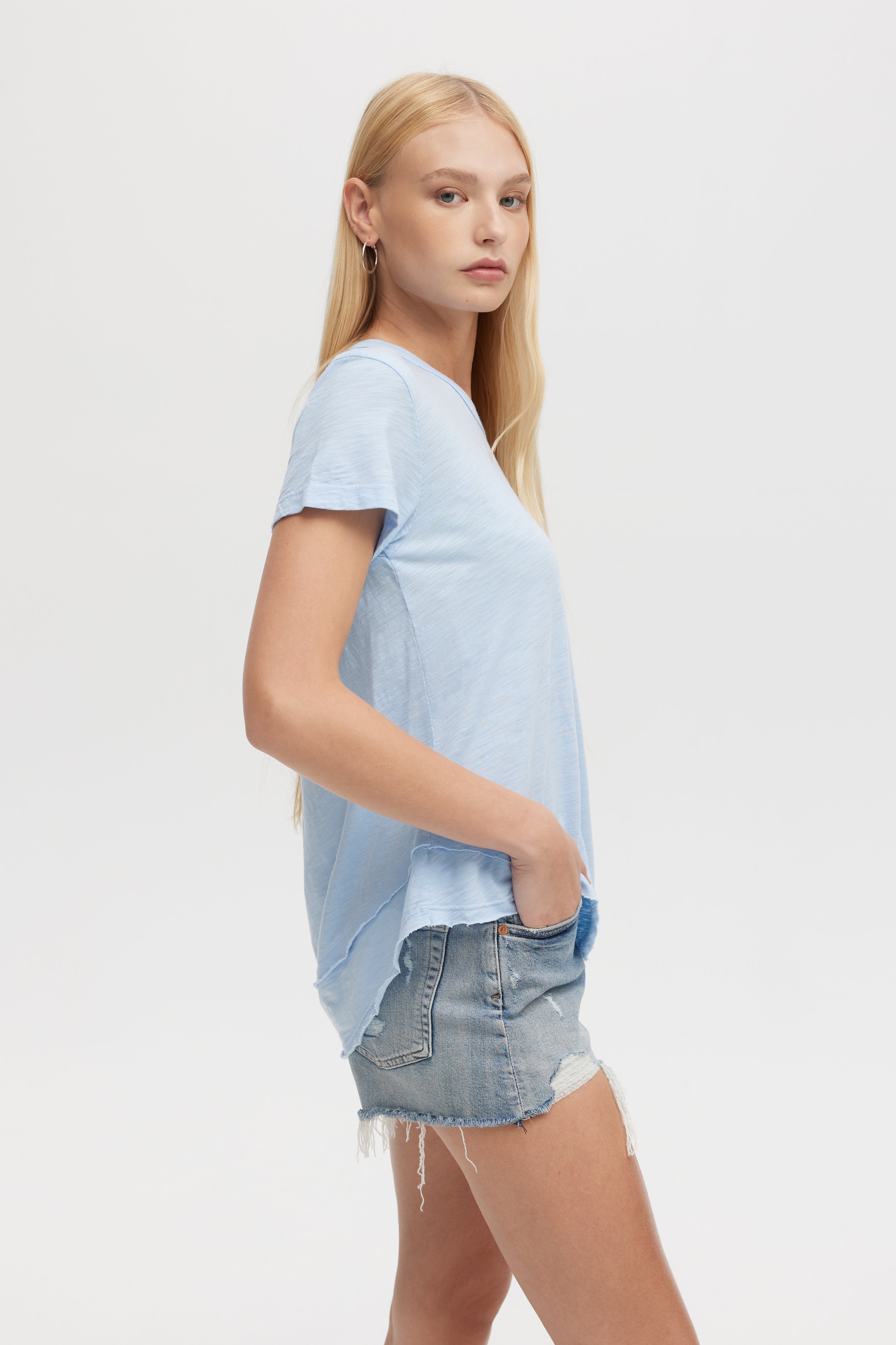 AVA MOCK LAYER TEE - Women's Fashion Layered T-Shirt for Casual Wear, Work & Everyday Outfits