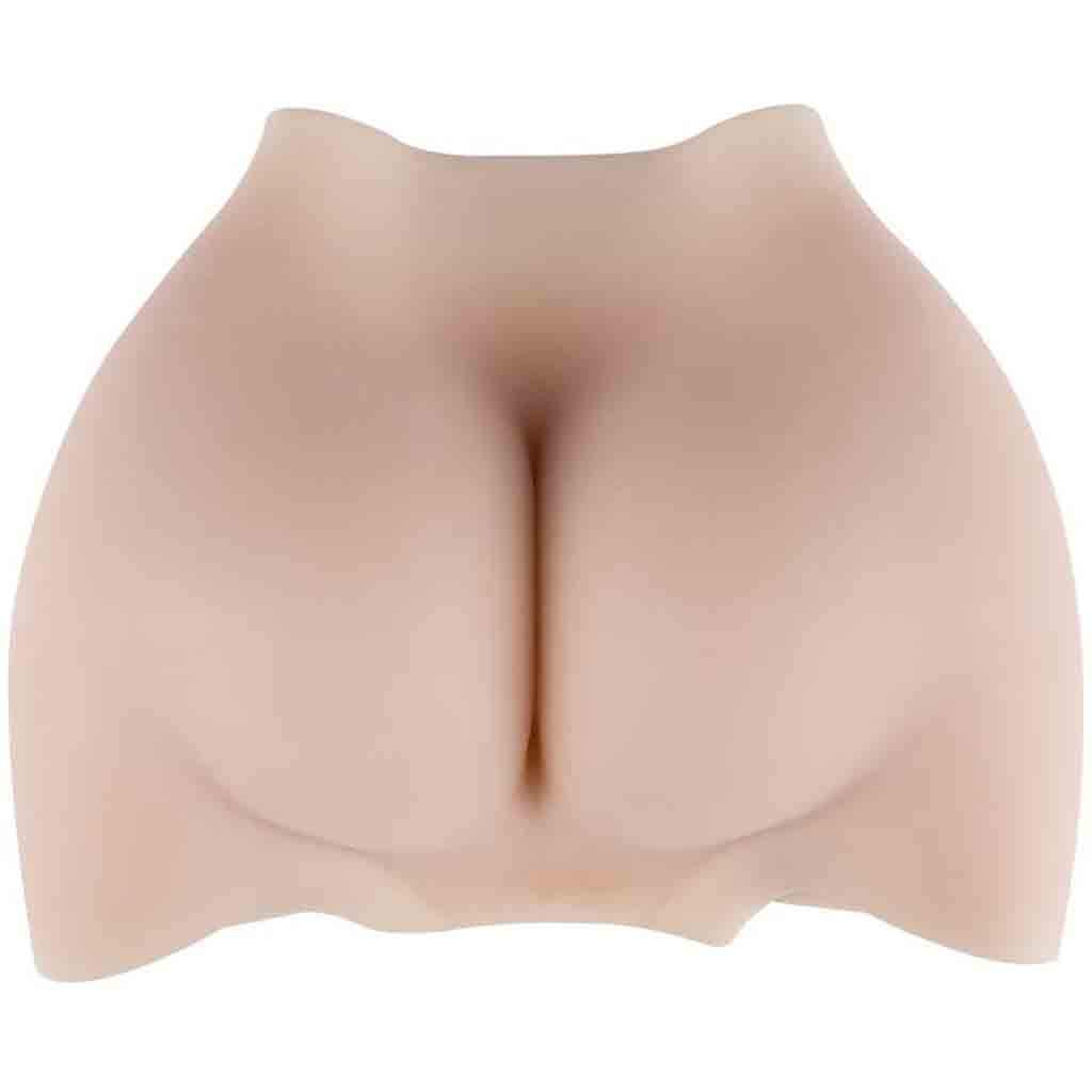 Women's Silicone Padded Butt Lifting Shapewear - Push Up Hip Enhancer Panties for Curvy Body Contouring | Comfortable Seamless Underwear for Daily Wear & Special Occasions | Ivory White, Medium