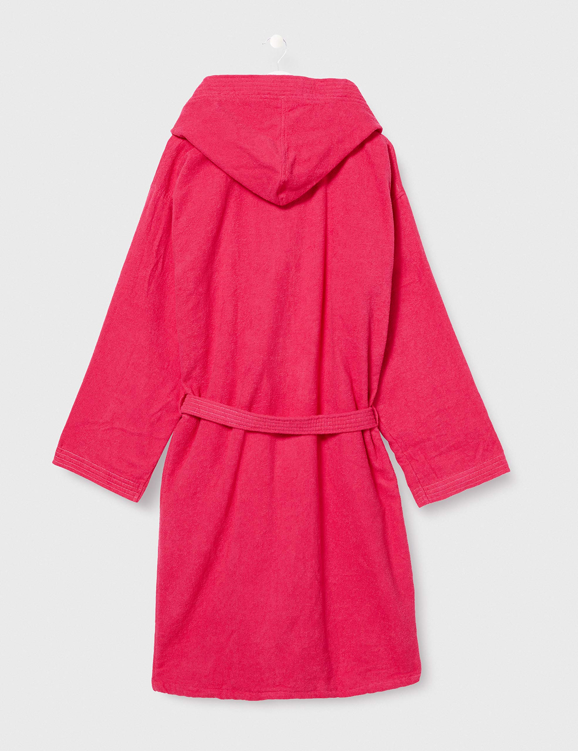 Premium Cotton Bathrobe for Men & Women - Soft Unisex Terry Towelling Robe with Hood & Pockets | Lightweight & Comfortable for Spa, Beach, Lounge & Home Relaxation