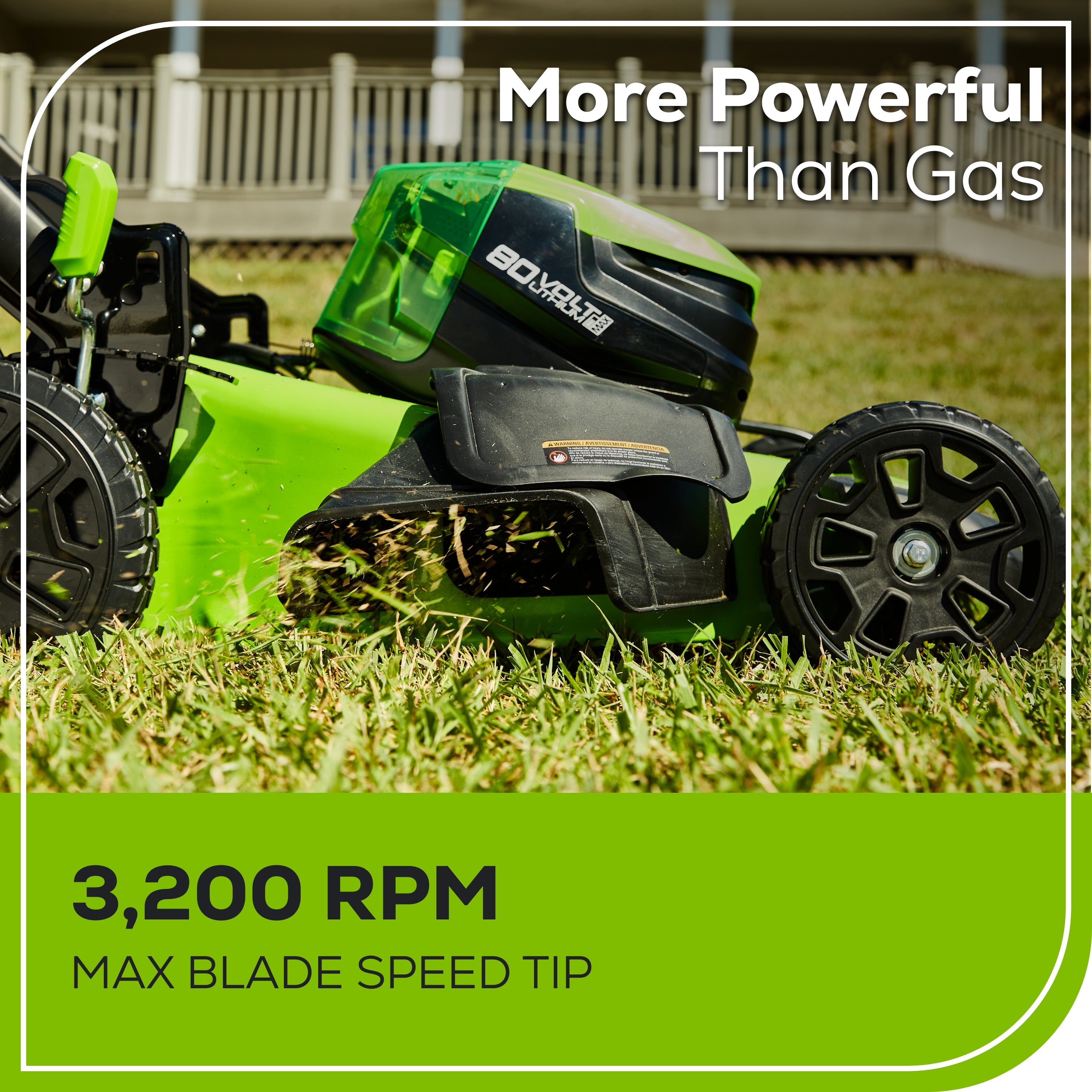80V 21-Inch Cordless Self-Propelled Lawn Mower with 4.0Ah & 2.0Ah Batteries, Rapid Charger - 4-in-1 Mulching/Bagging/Side Discharge/Recycling - Perfect for Large Yards & Tough Grass Cutting