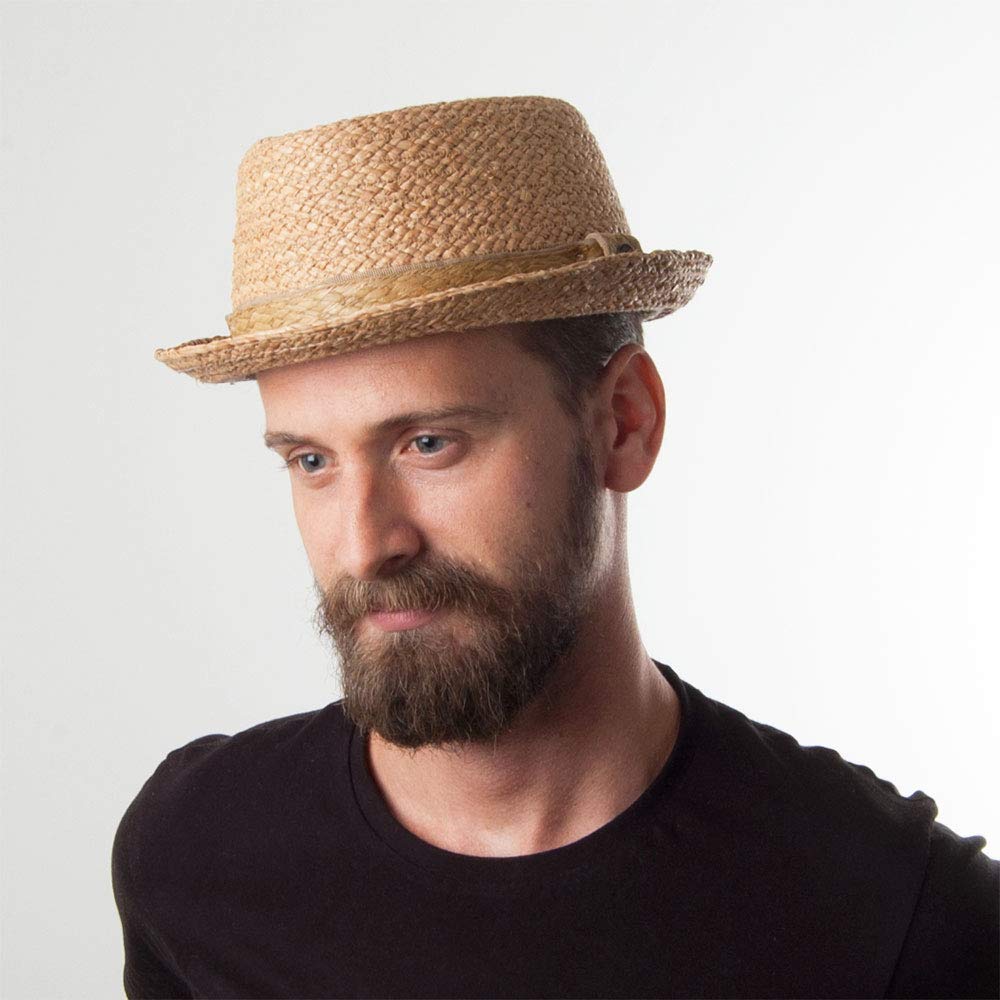 Jaxon Raffia Pork Pie Hat - Stylish Summer & Outdoor Wear