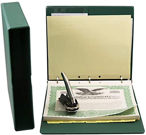 Blumberg Green Beauty LLC Kit - Includes LLC Seal, Records Binder, Printed Membership Certificates & Operating Agreements | Business Formation & Legal Compliance Essentials for Small Business Owners