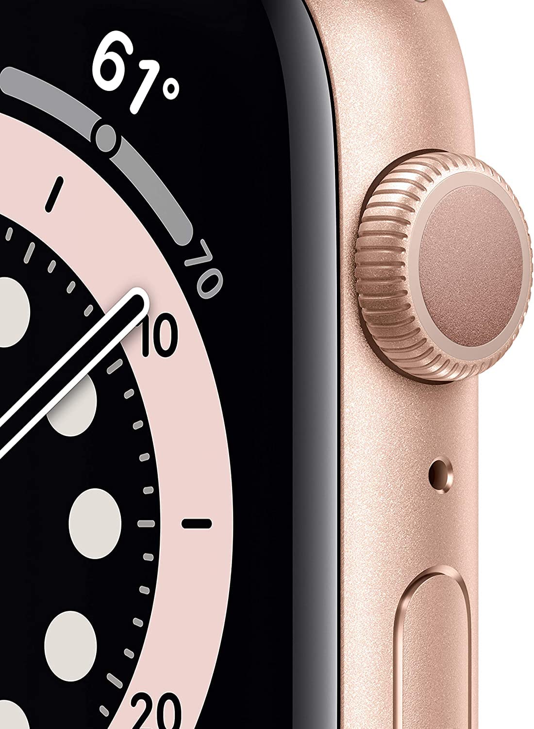 Apple Watch Series 6 (GPS, 44mm) - Gold Aluminum Case with Pink Sand Sport Band (Renewed) | Smartwatch for Fitness Tracking, Heart Rate Monitor & iPhone Compatibility | Perfect for Workouts, Running & Daily Wear