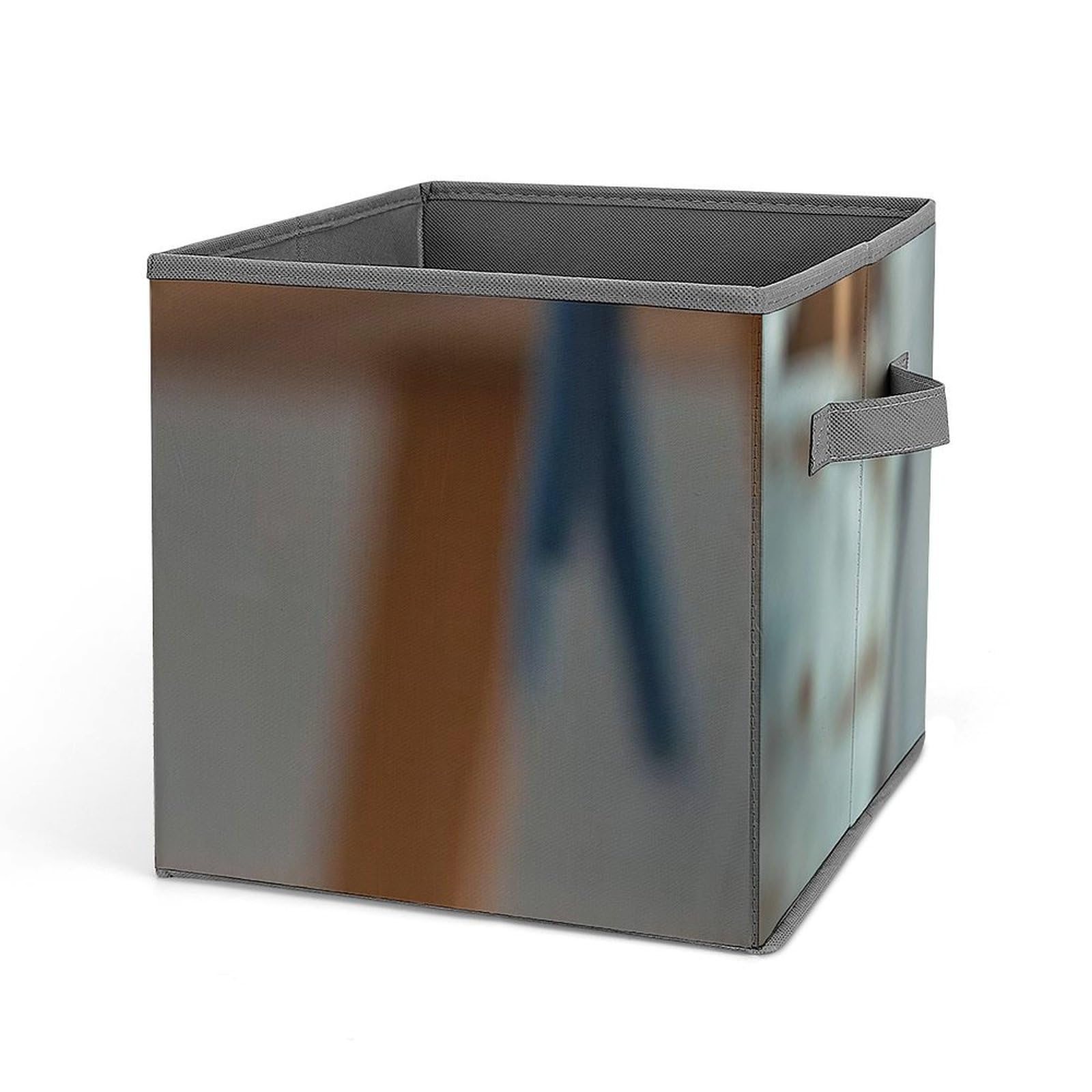 Black & White Cat-Themed Collapsible Storage Bin - 10.6