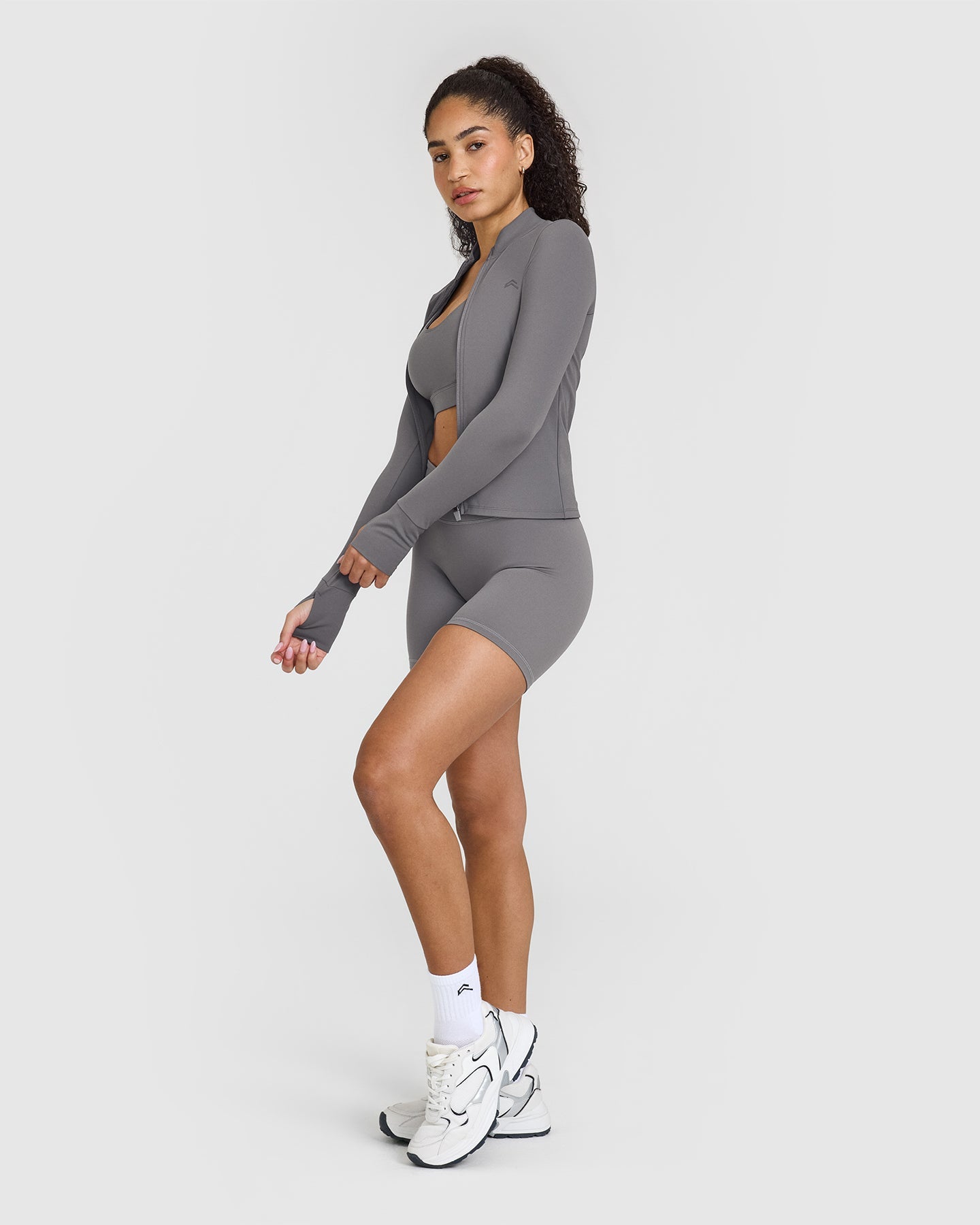 Unified Jacket - Lightweight Ash Grey Windbreaker for Men & Women | Outdoor Hiking, Running, Travel & Casual Wear