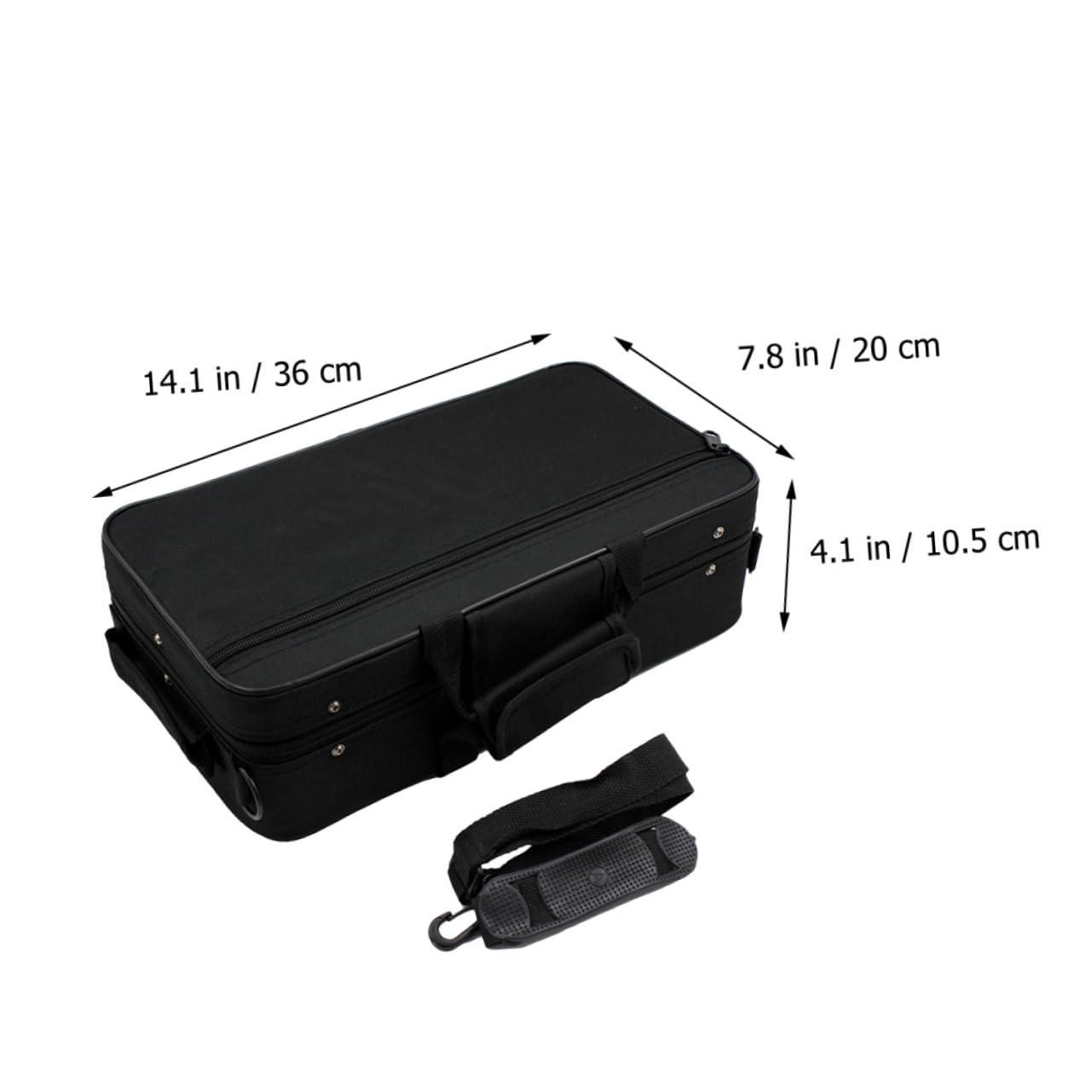 Professional Clarinet Holder Case & Saxophone Carrying Bag - Durable Oxford Cloth Instrument Case with Stand, Tote Design for Travel & Storage | Perfect for School Bands, Music Lessons & Performances